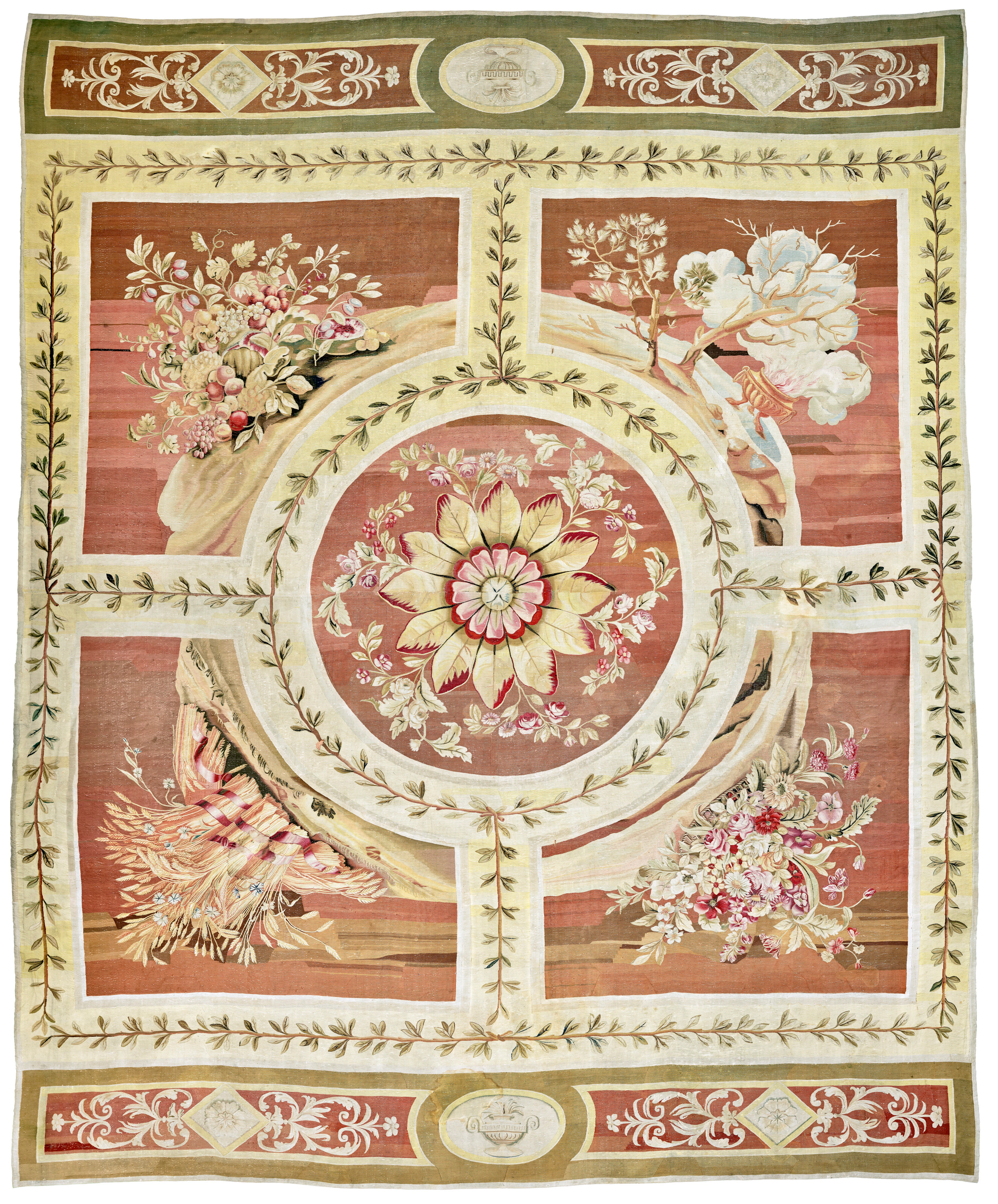 A Large Aubusson Carpet