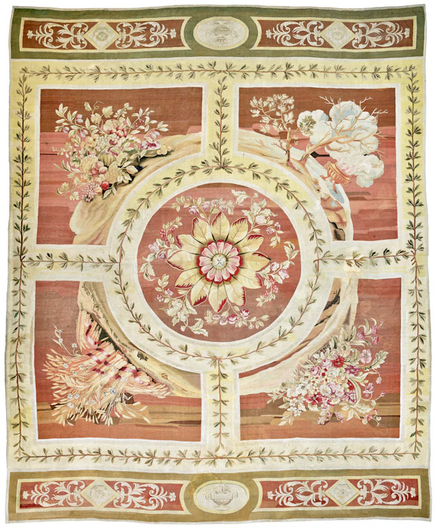A Large Aubusson Carpet