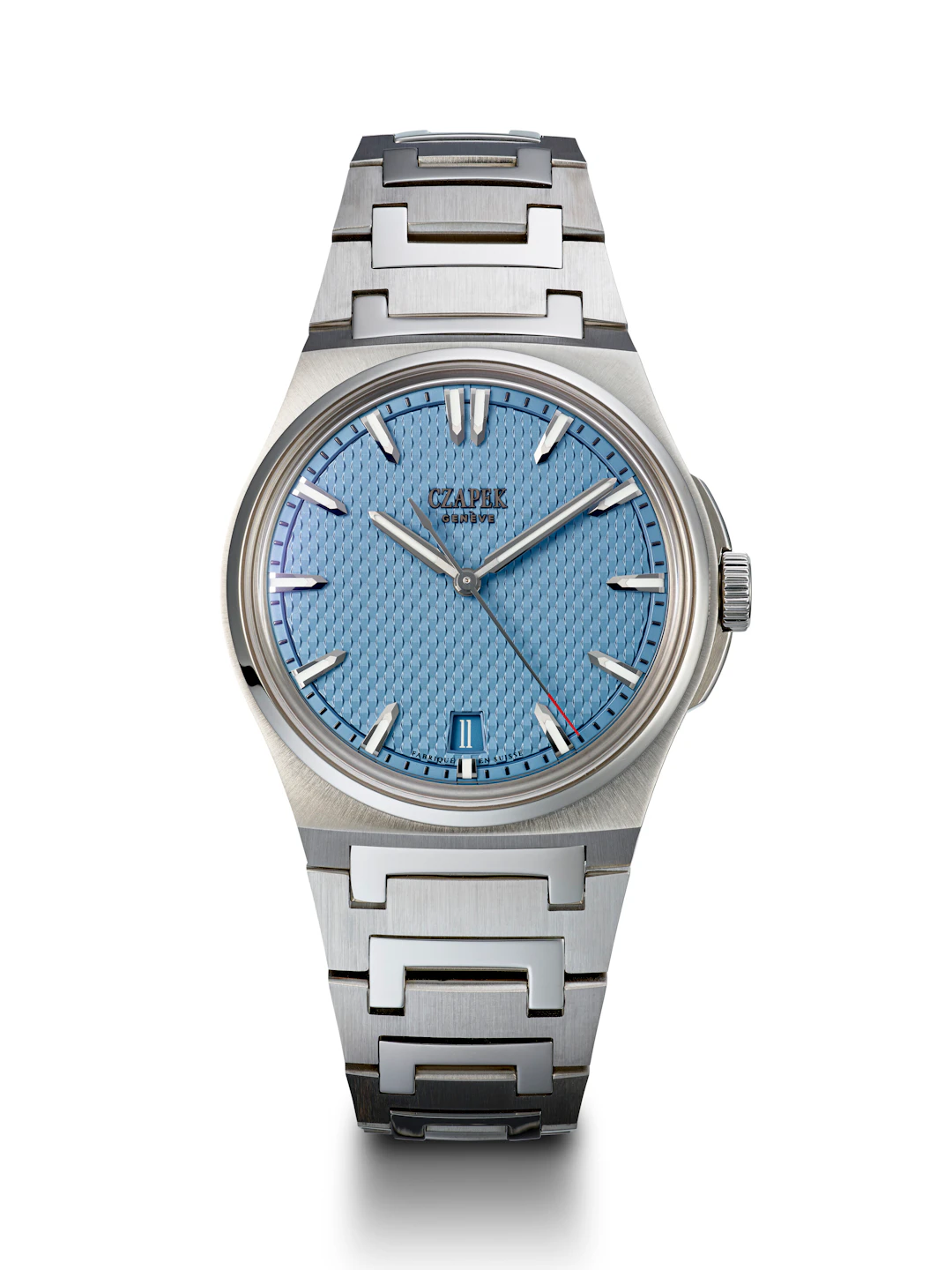 Czapek & Cie., Stainless Steel 'Antarctique Passage De Drake Glacier Blue'