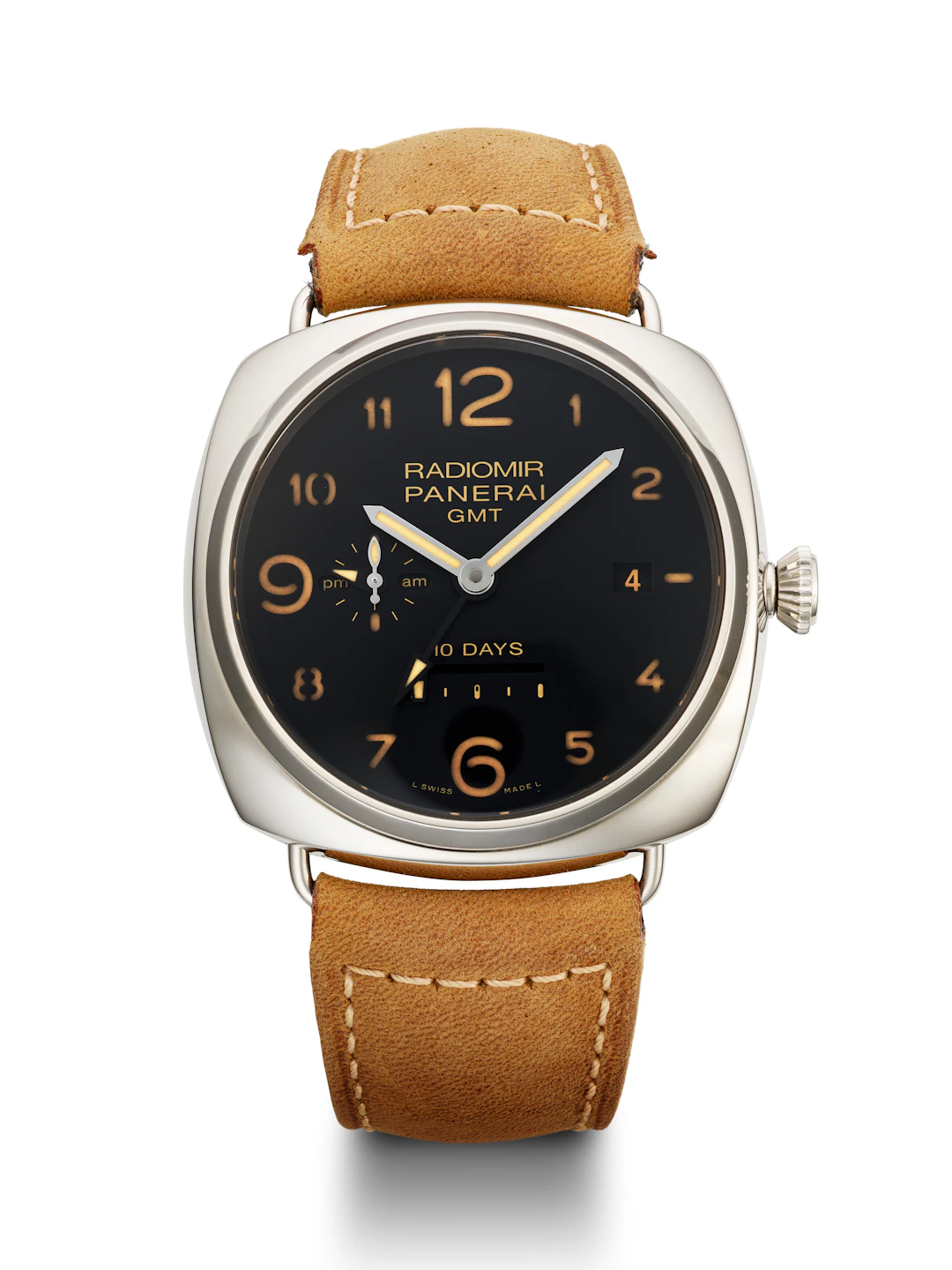 Panerai, Limited Edition Stainless Steel 'Radiomir 10 Days Gmt Istanbul