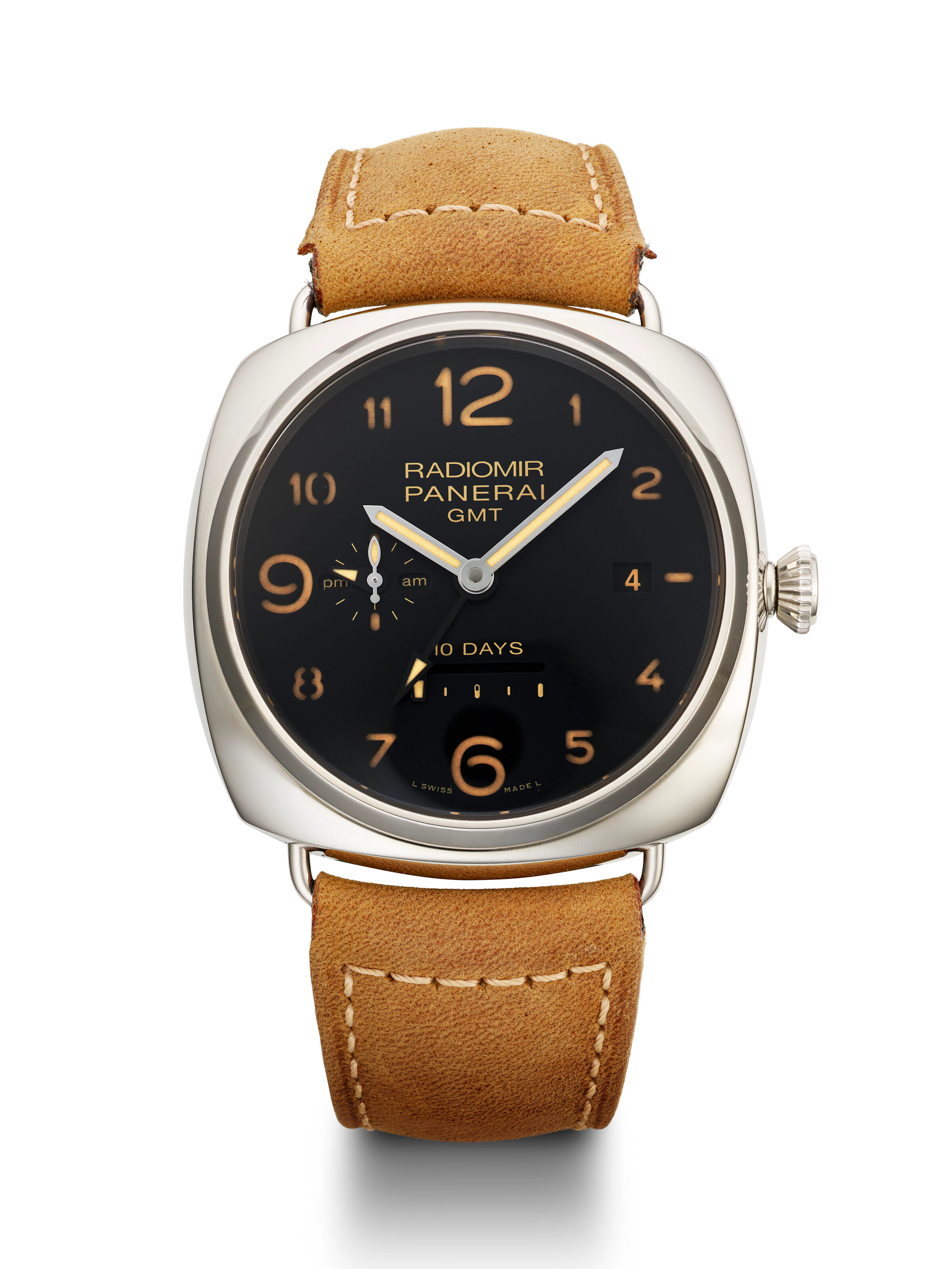 Panerai, Limited Edition Stainless Steel 'Radiomir 10 Days Gmt Istanbul