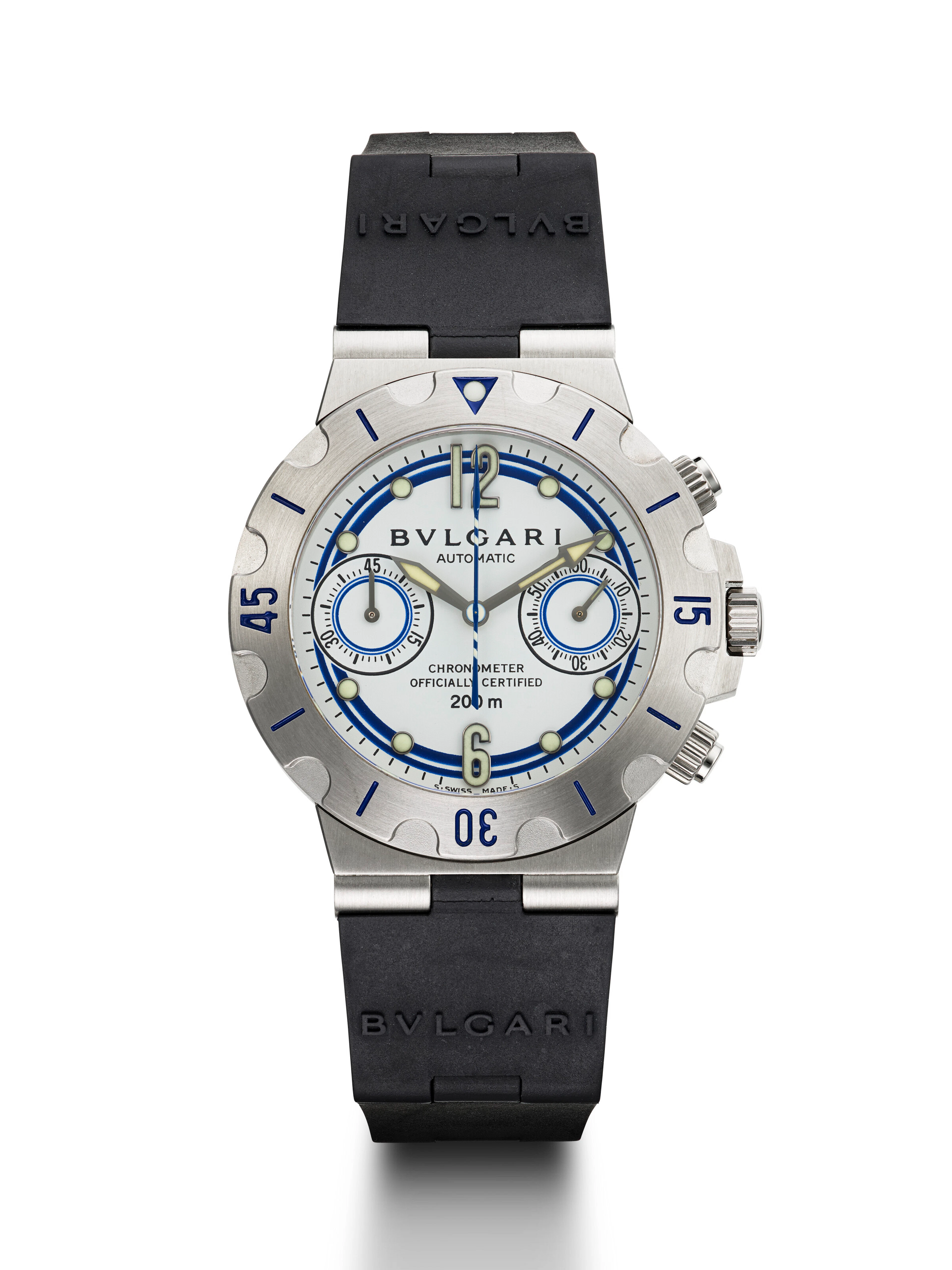 Bvlgari, Limited Edition Stainless Steel 'Scuba Chrono', Ref. Sc38Nsw
