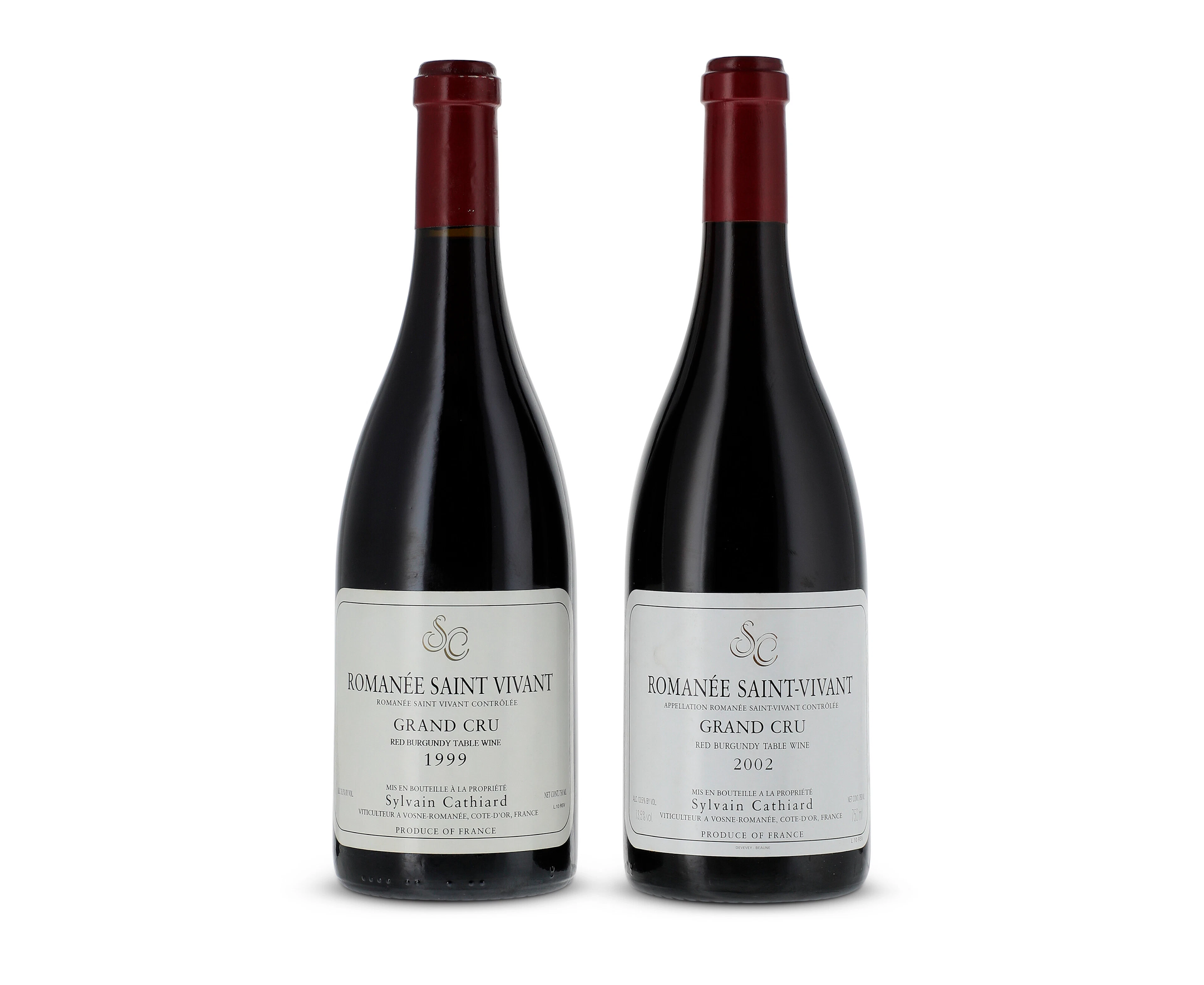 Mixed 1999 & 2002 Domaine Sylvain Cathiard, Romanée-Saint-Vivant