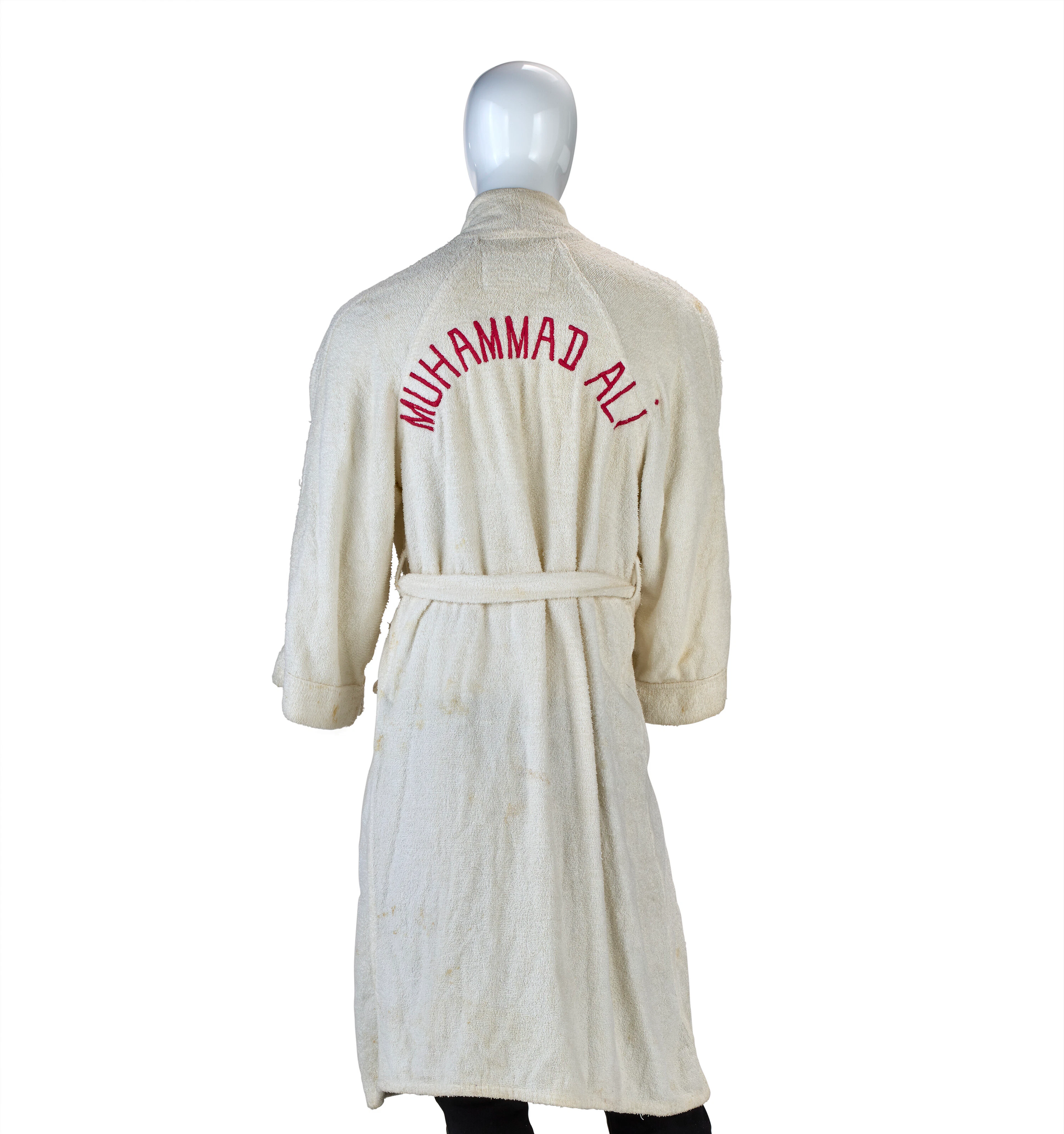 EXCEPTIONAL MUHAMMAD ALI PROFESSIONAL MODEL WEIGH-IN FIGHT ROBE ATTRIBUTED