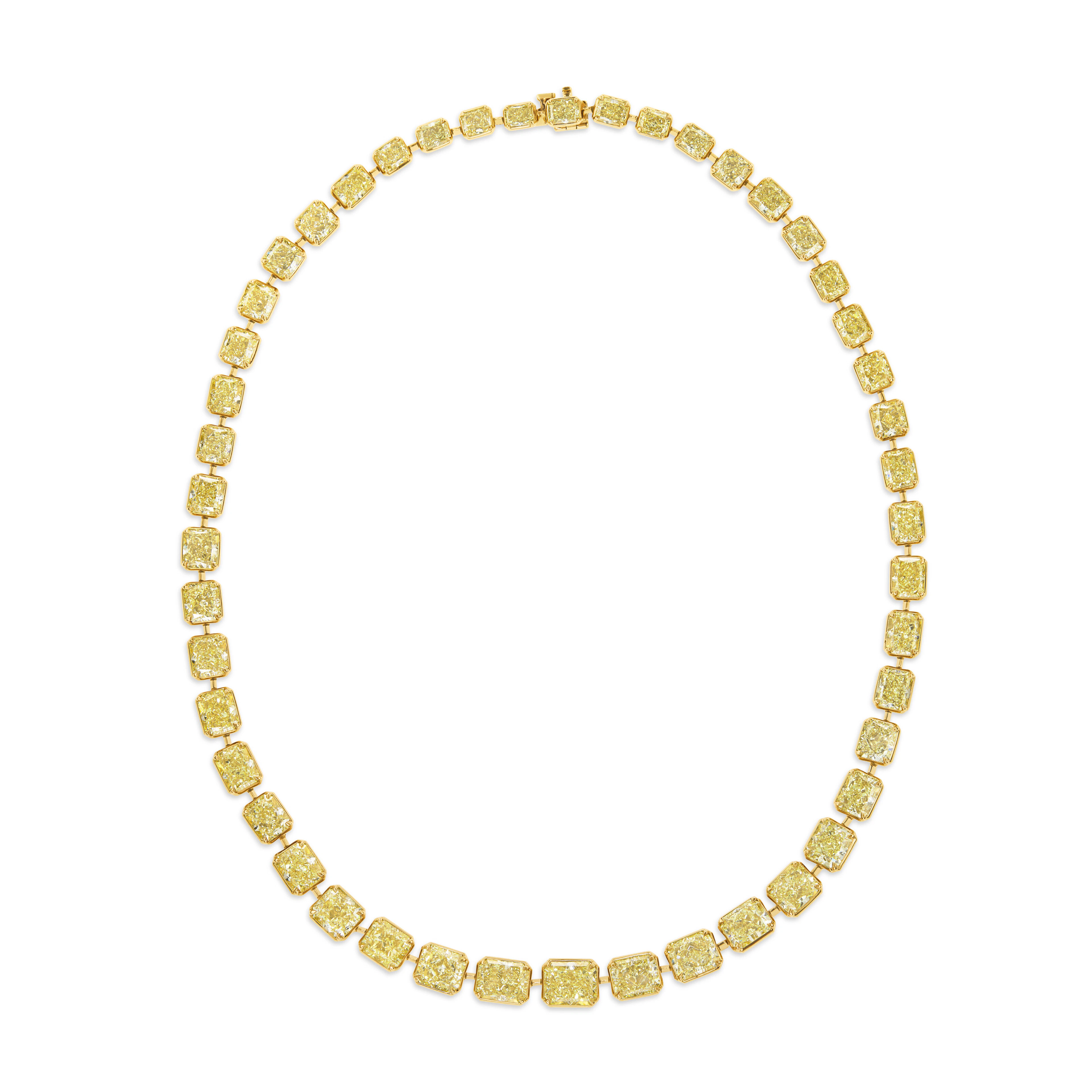 Colored Diamond Necklace