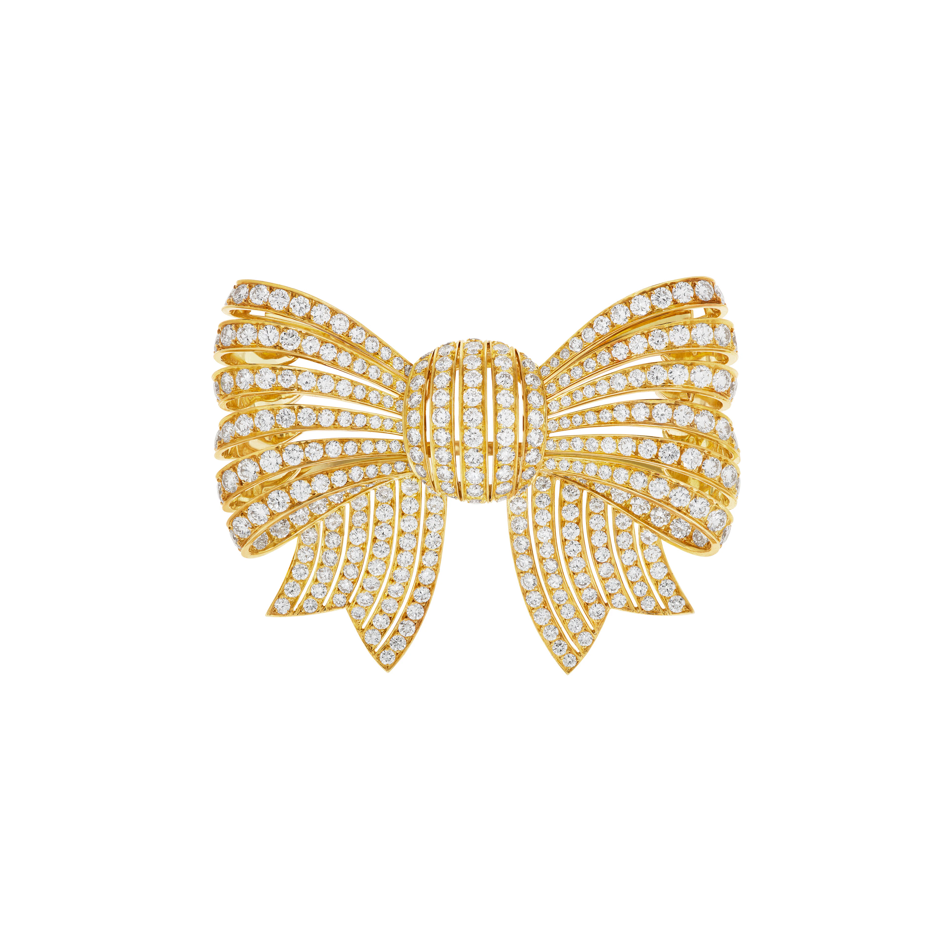Van Cleef & Arpels Diamond Convertible Hair Clip-Brooch