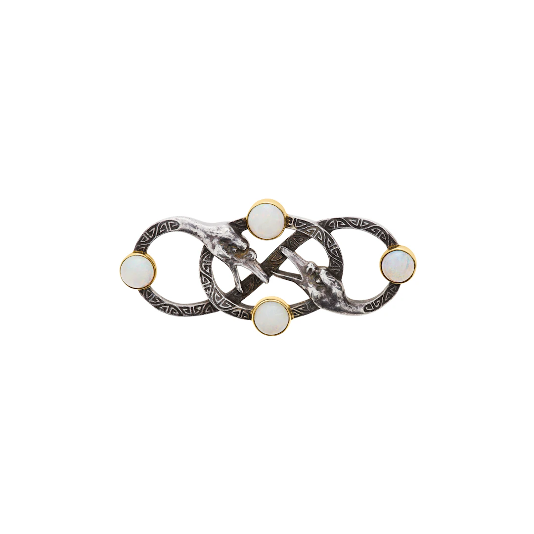 René Lalique Art Nouveau Opal Brooch