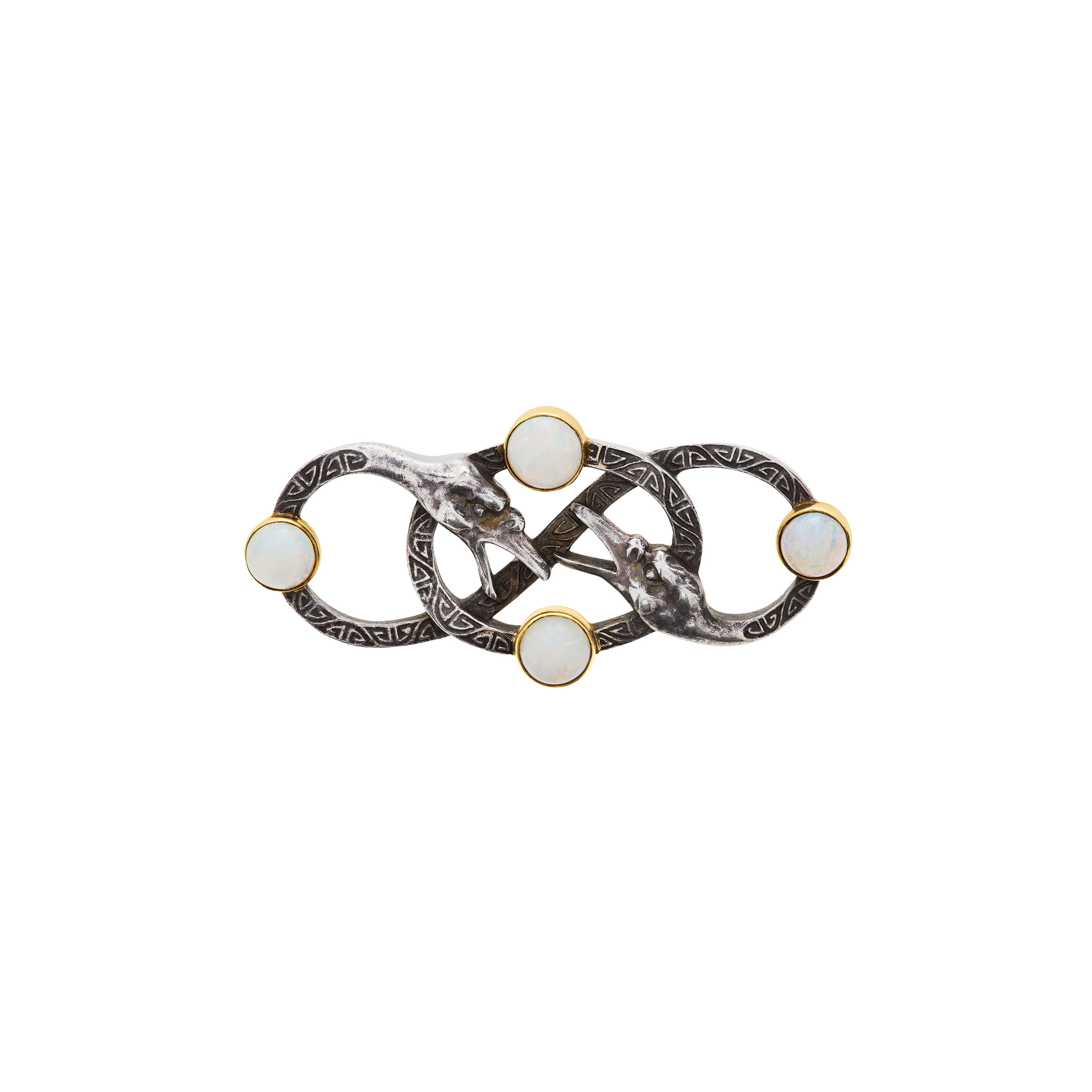 René Lalique Art Nouveau Opal Brooch
