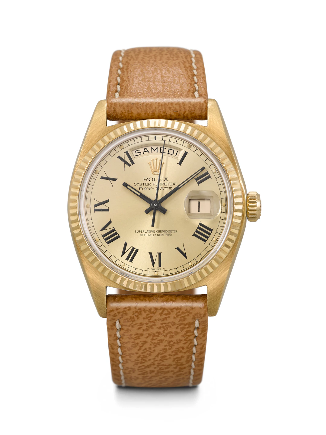 Rolex. A Fascinating ‘Prototype’ 18K Gold Automatic Wristwatch with