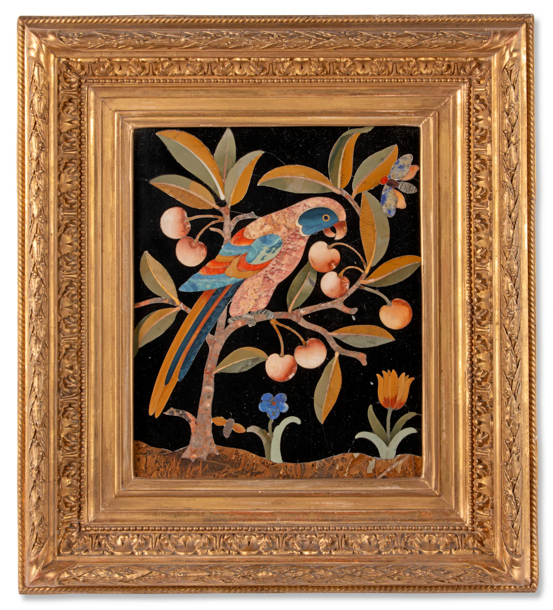 An Italian Pietra Dura Plaque