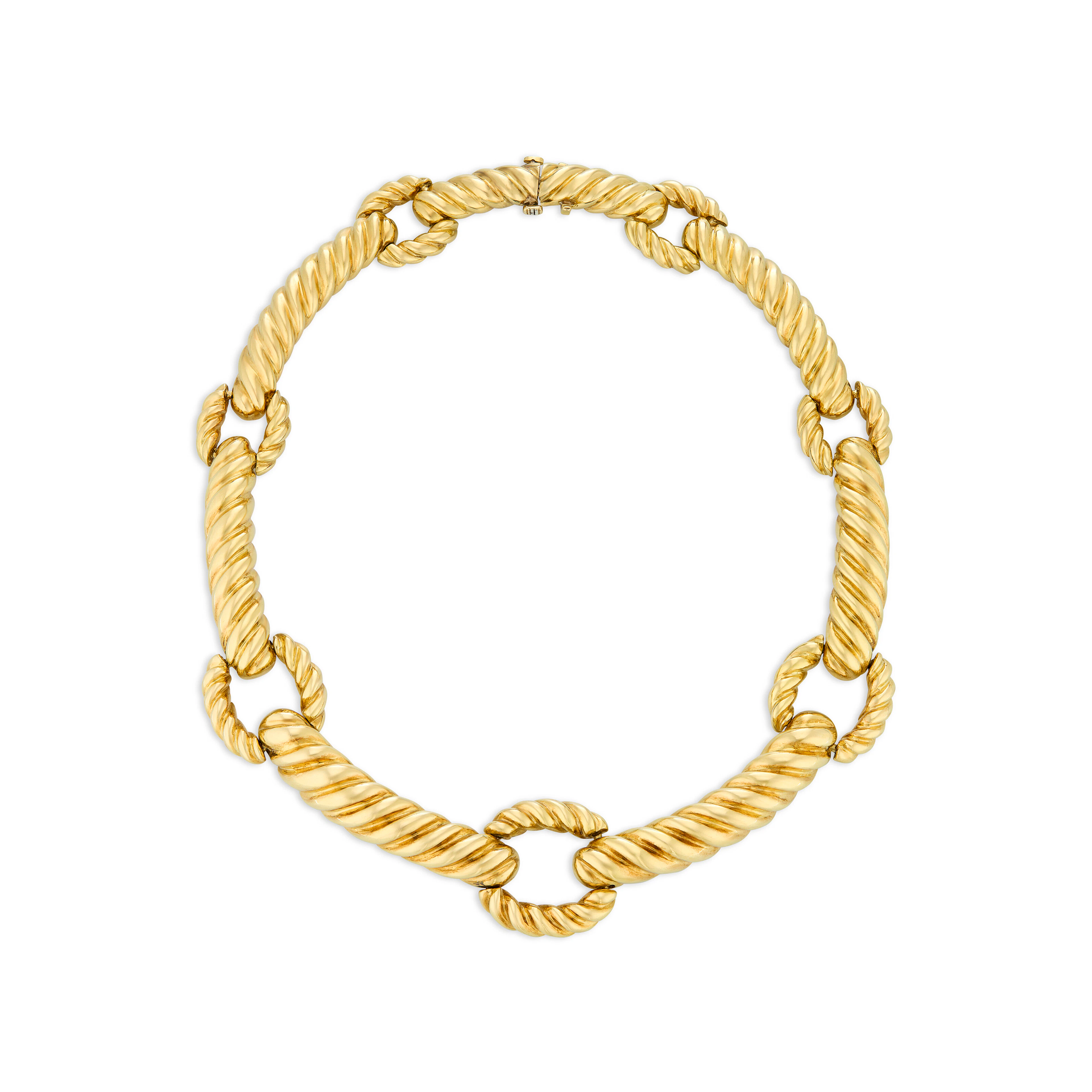 David Webb Gold Necklace