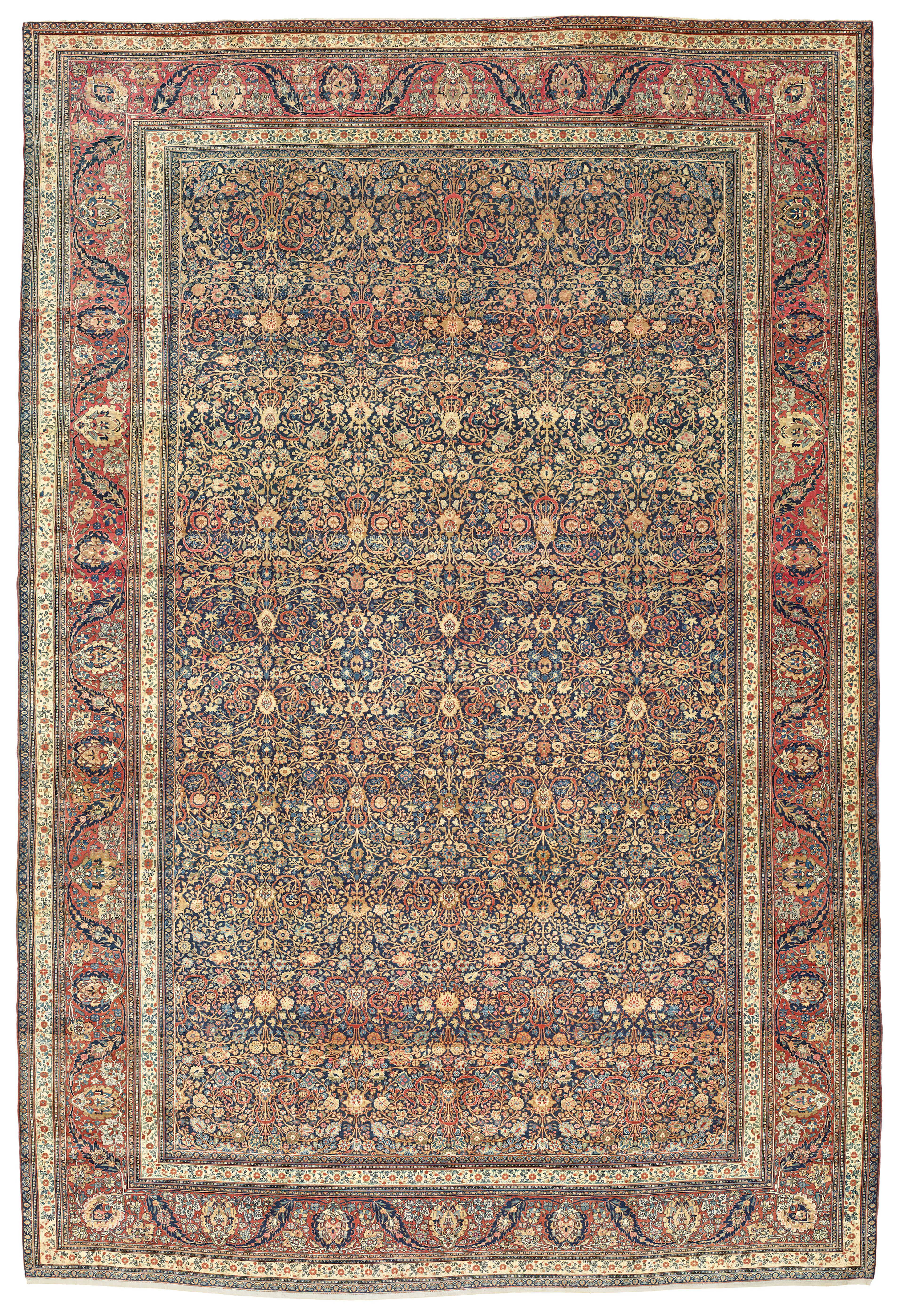 A KASHAN 'MOHTASHAM' CARPET