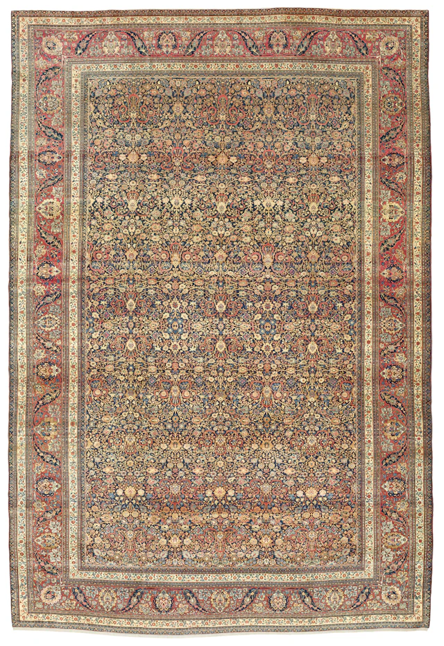 A KASHAN 'MOHTASHAM' CARPET