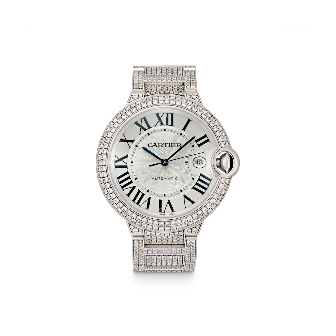 Cartier Diamond 'Ballon Bleu' Lady's Wristwatch