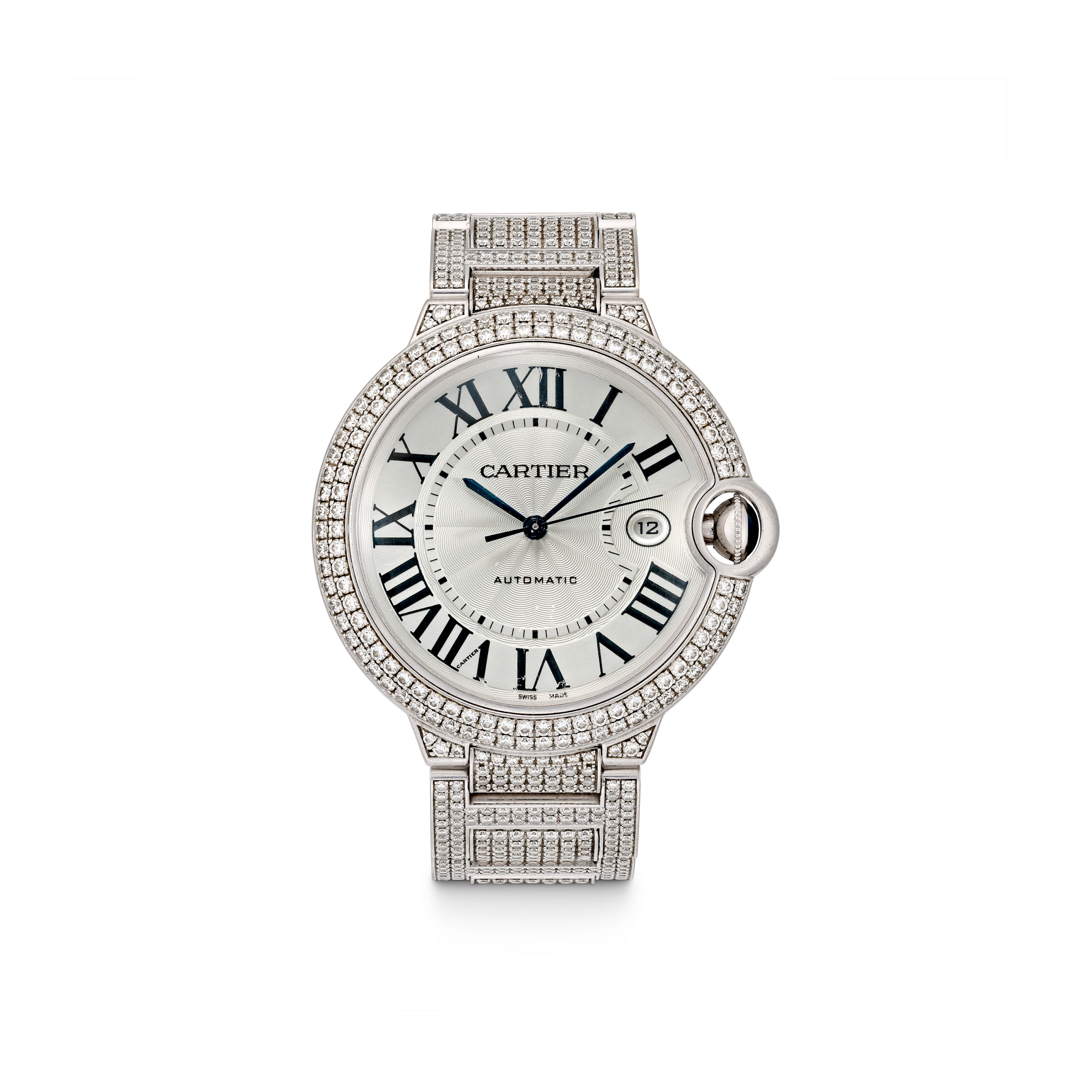 Cartier Diamond 'Ballon Bleu' Lady's Wristwatch