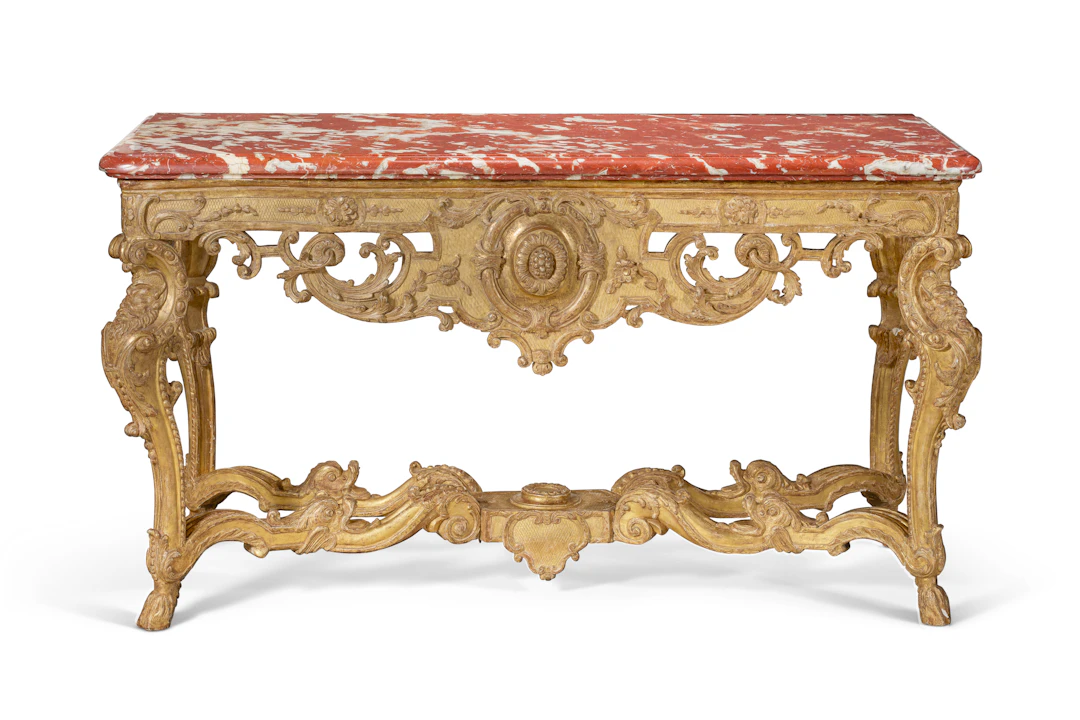 A Regence Giltwood Side Table