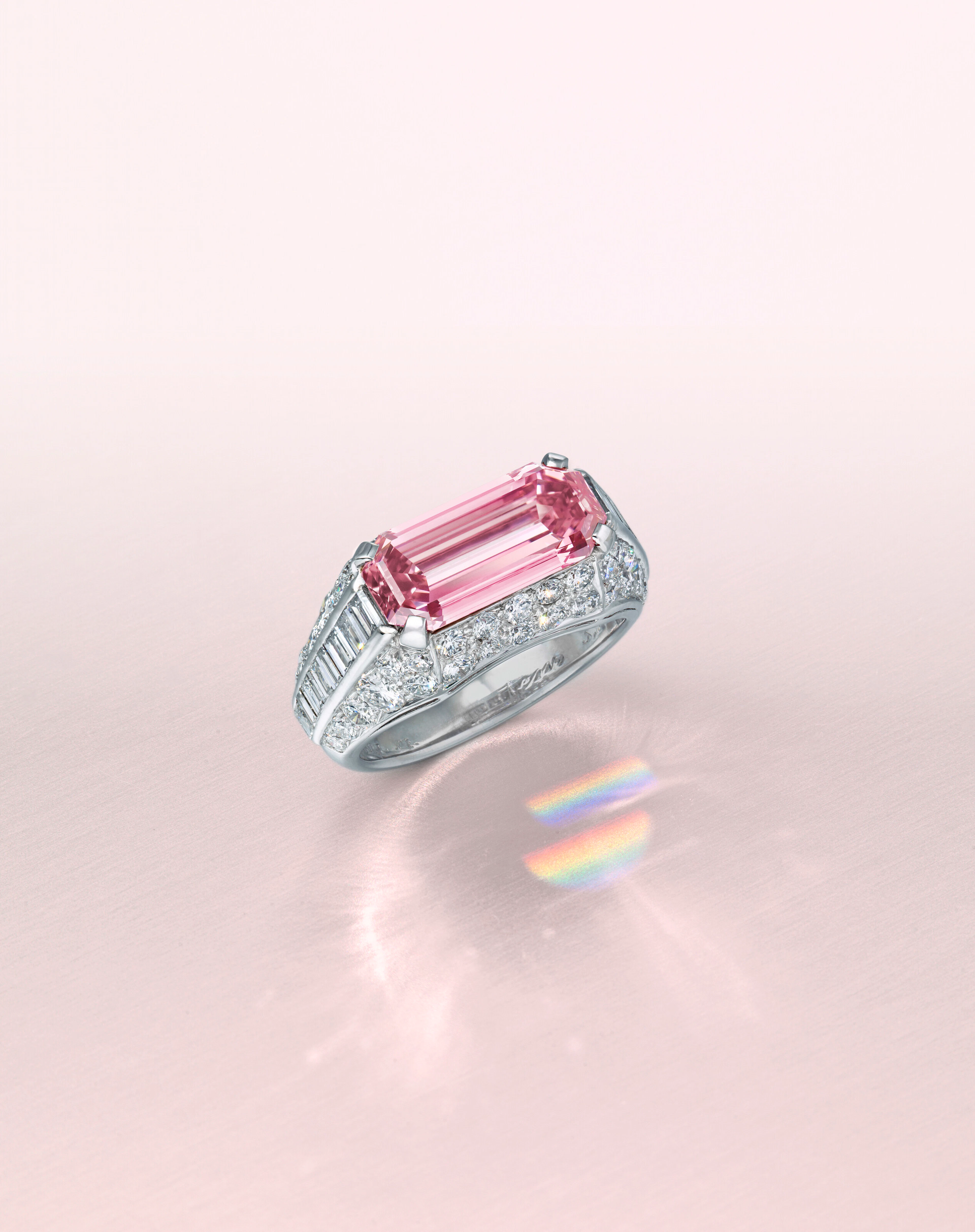 A Rare Colored Diamond and Diamond 'Trombino' Ring, by Bulgari