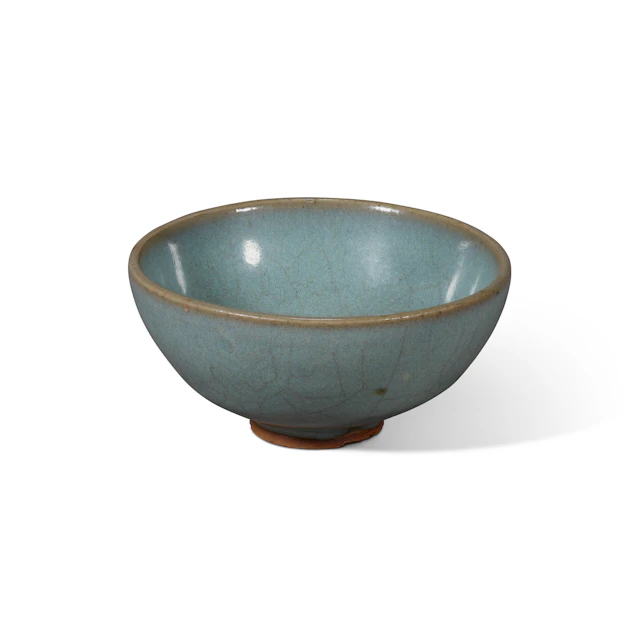 A Small Jun Sky Blue-Glazed Bowl