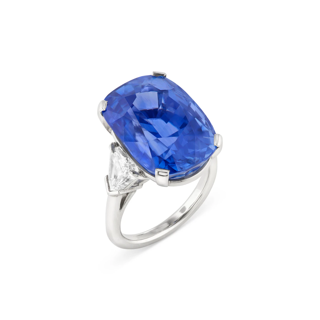 Sapphire and Diamond Ring