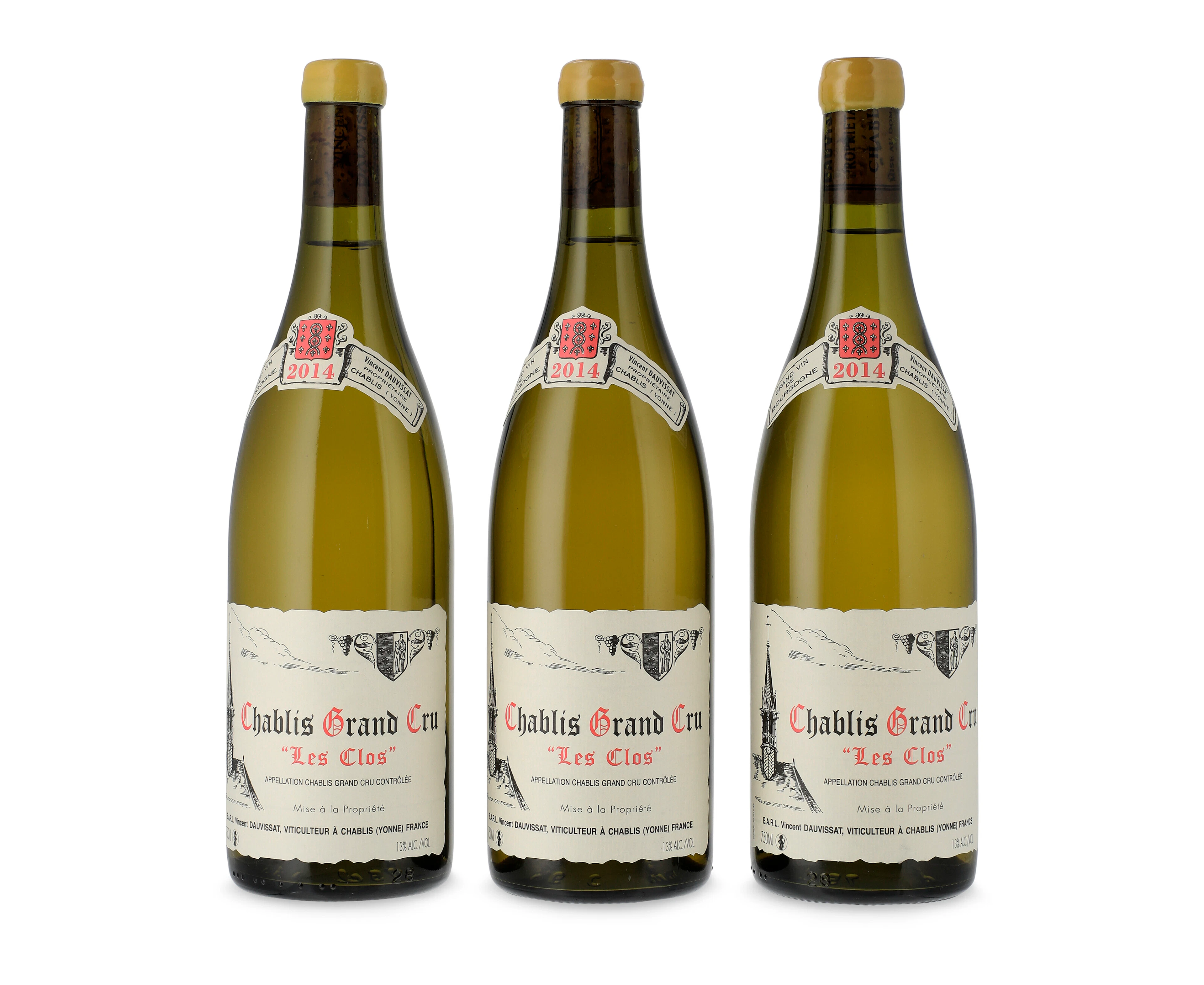 Mixed 2011 & 2014 Vincent Dauvissat, Chablis, Les Clos