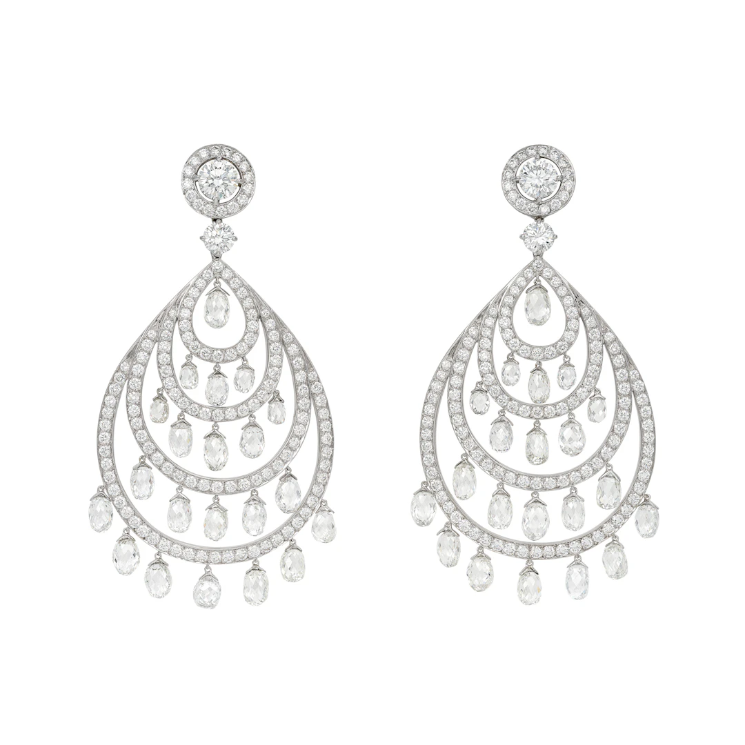 Boucheron Pair of Diamond 'Cinna Pampilles' Earrings
