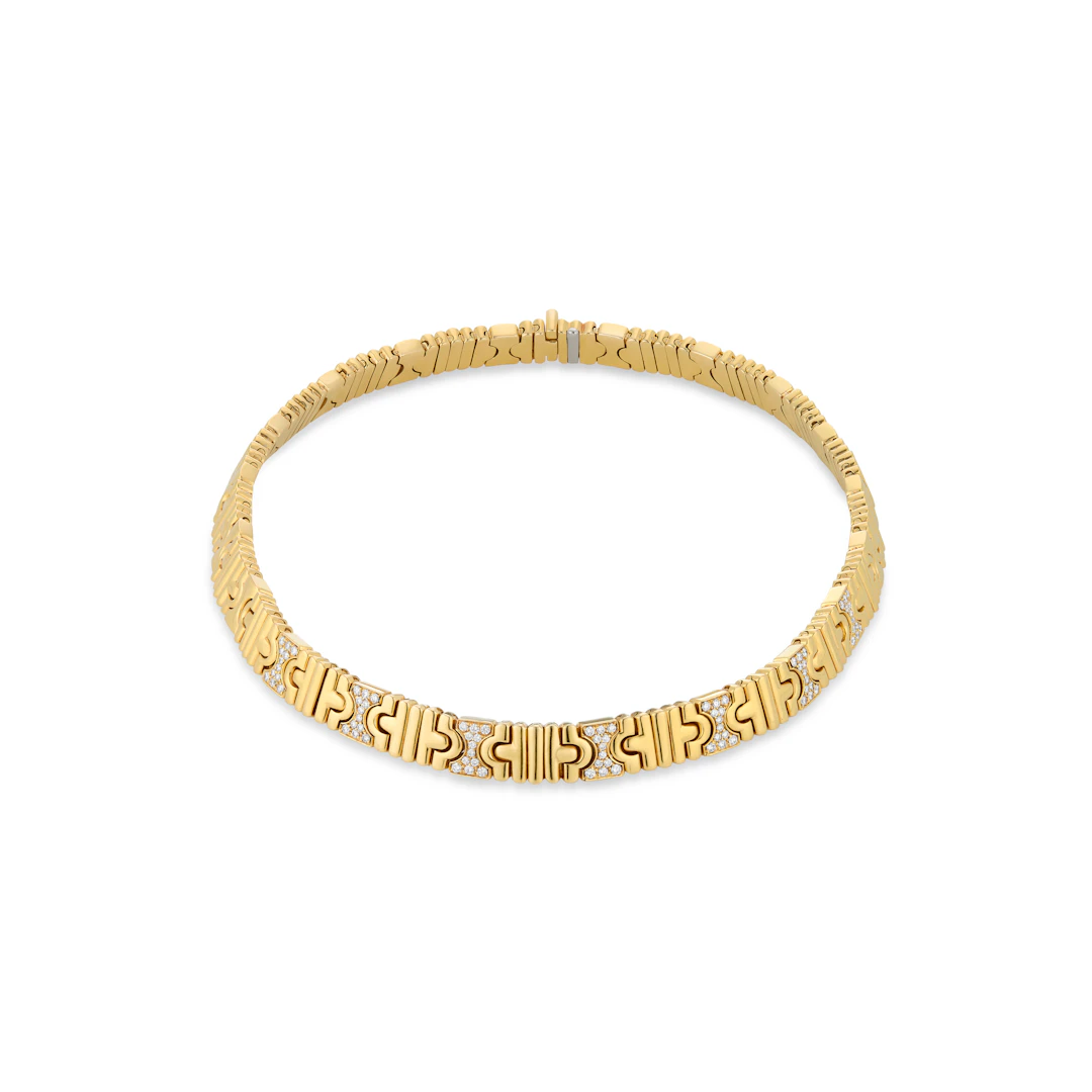Bulgari Diamond and Gold 'Parentesi' Necklace