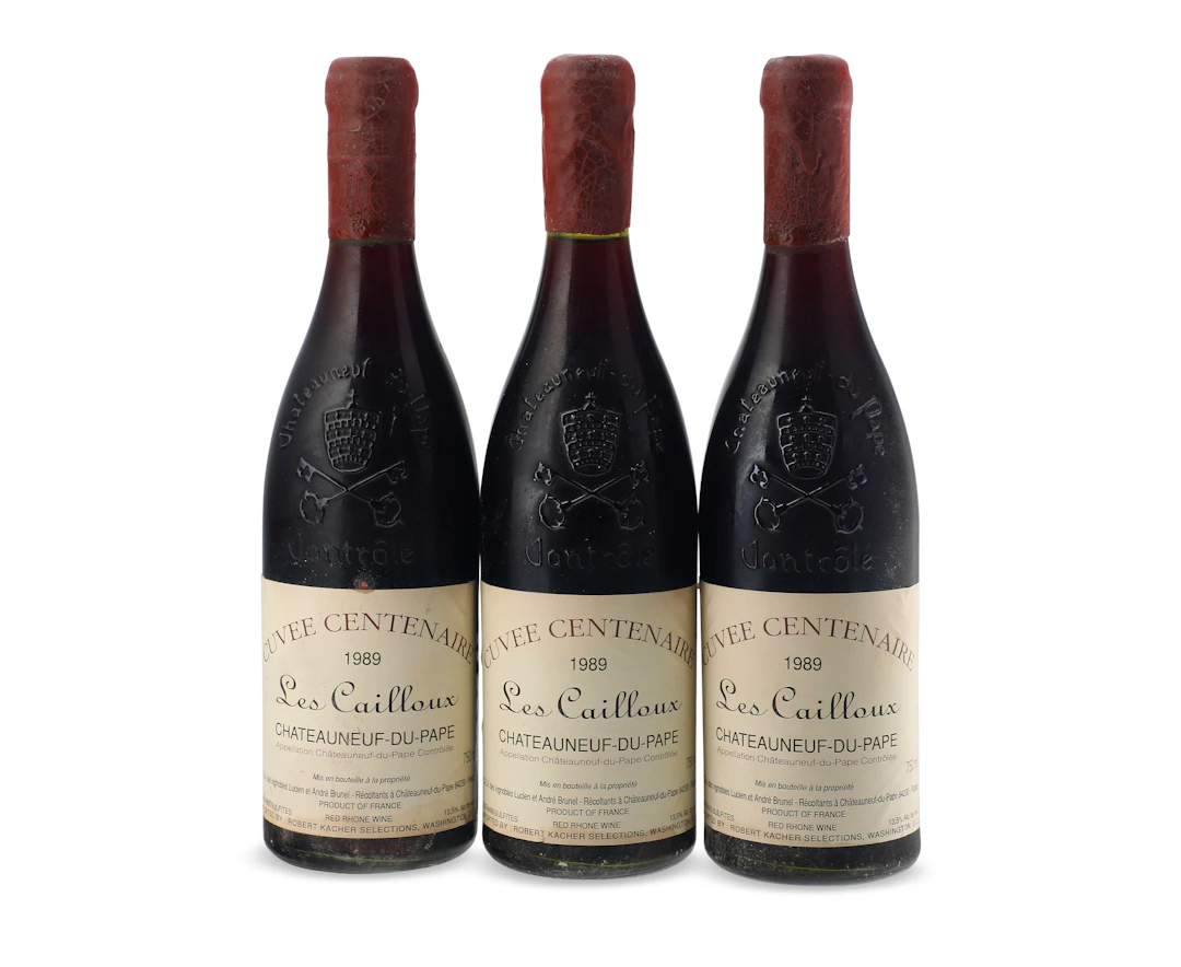 Lucien & André Brunel, Châteauneuf-Du-Pape Les Cailloux Cuveé Centenaire 1989