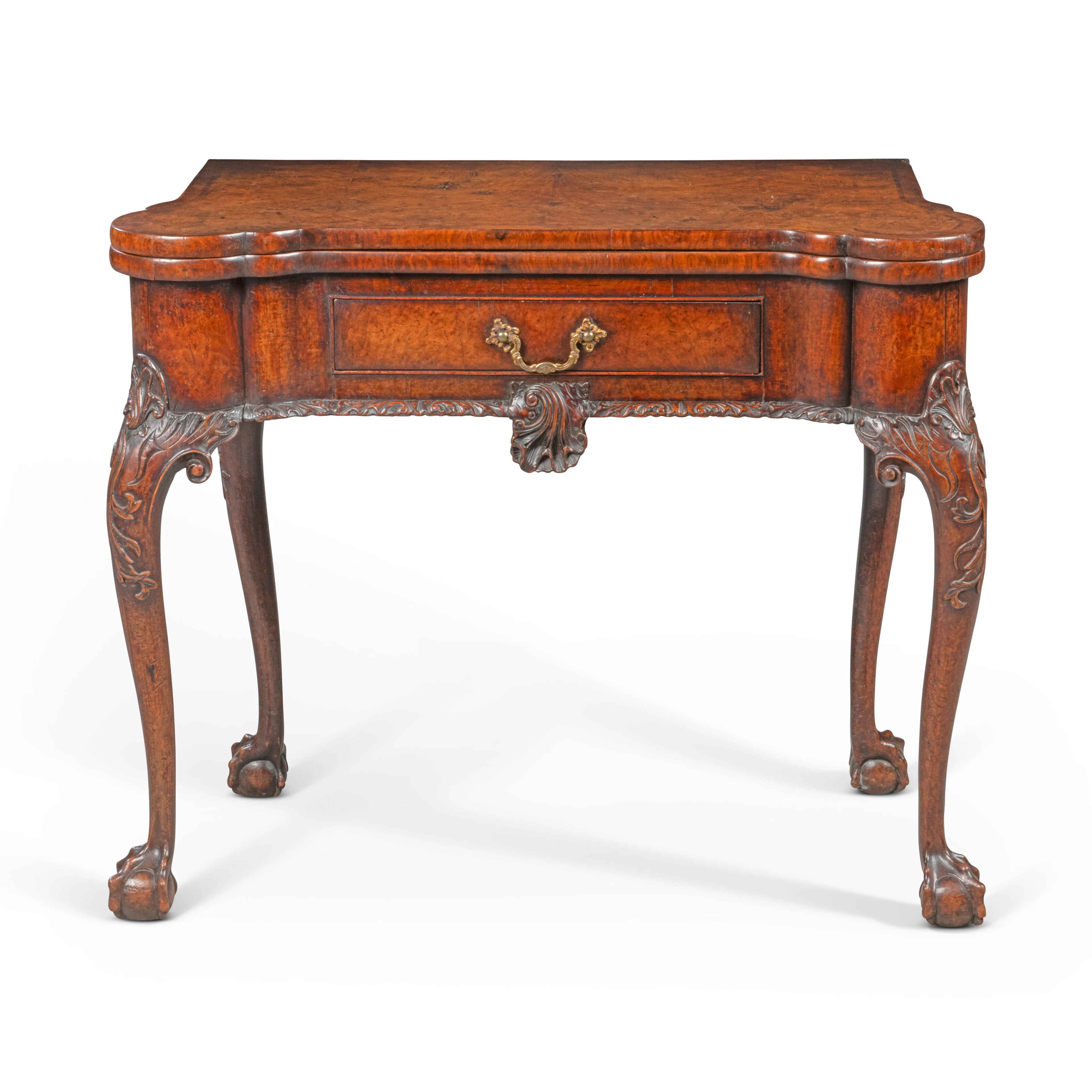 A George Ii Walnut Card-Table