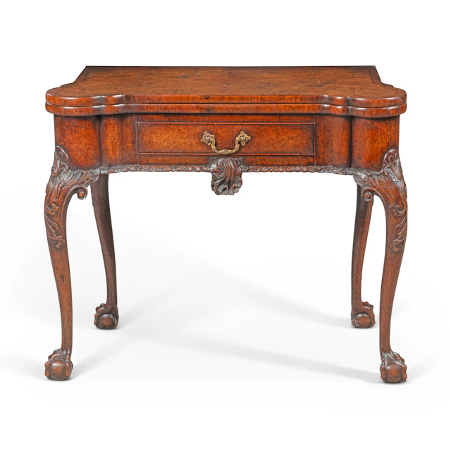 A George Ii Walnut Card-Table