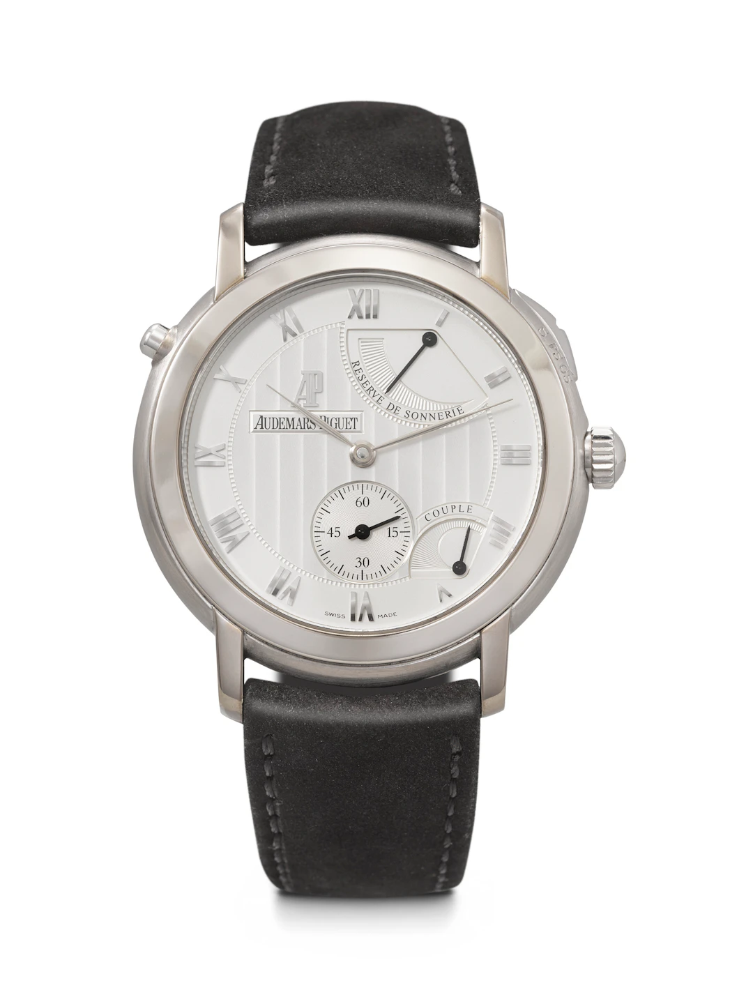 Audemars Piguet. An Extremely Rare and Attractive 18K White Gold Grande