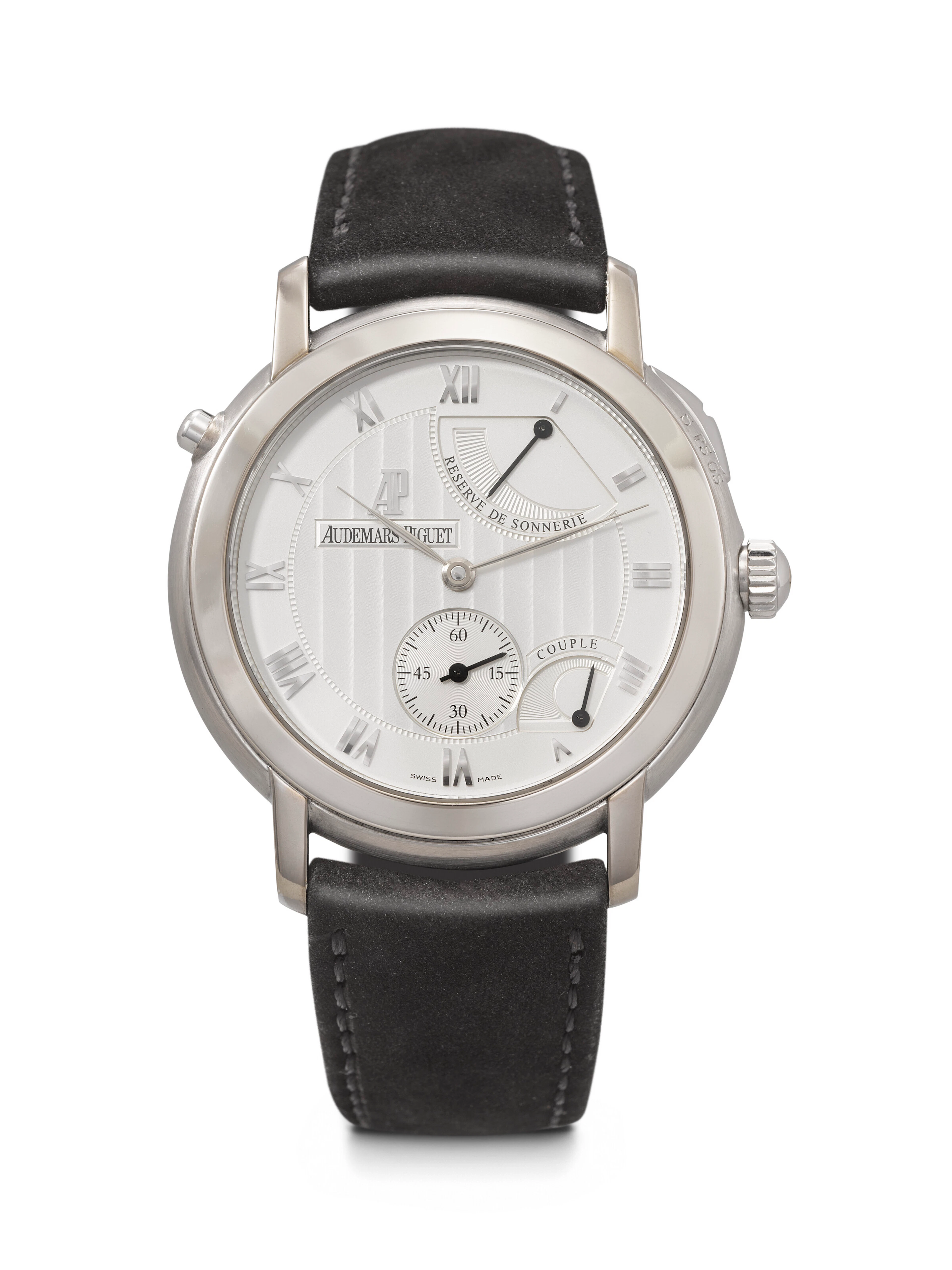 Audemars Piguet. An Extremely Rare and Attractive 18K White Gold Grande