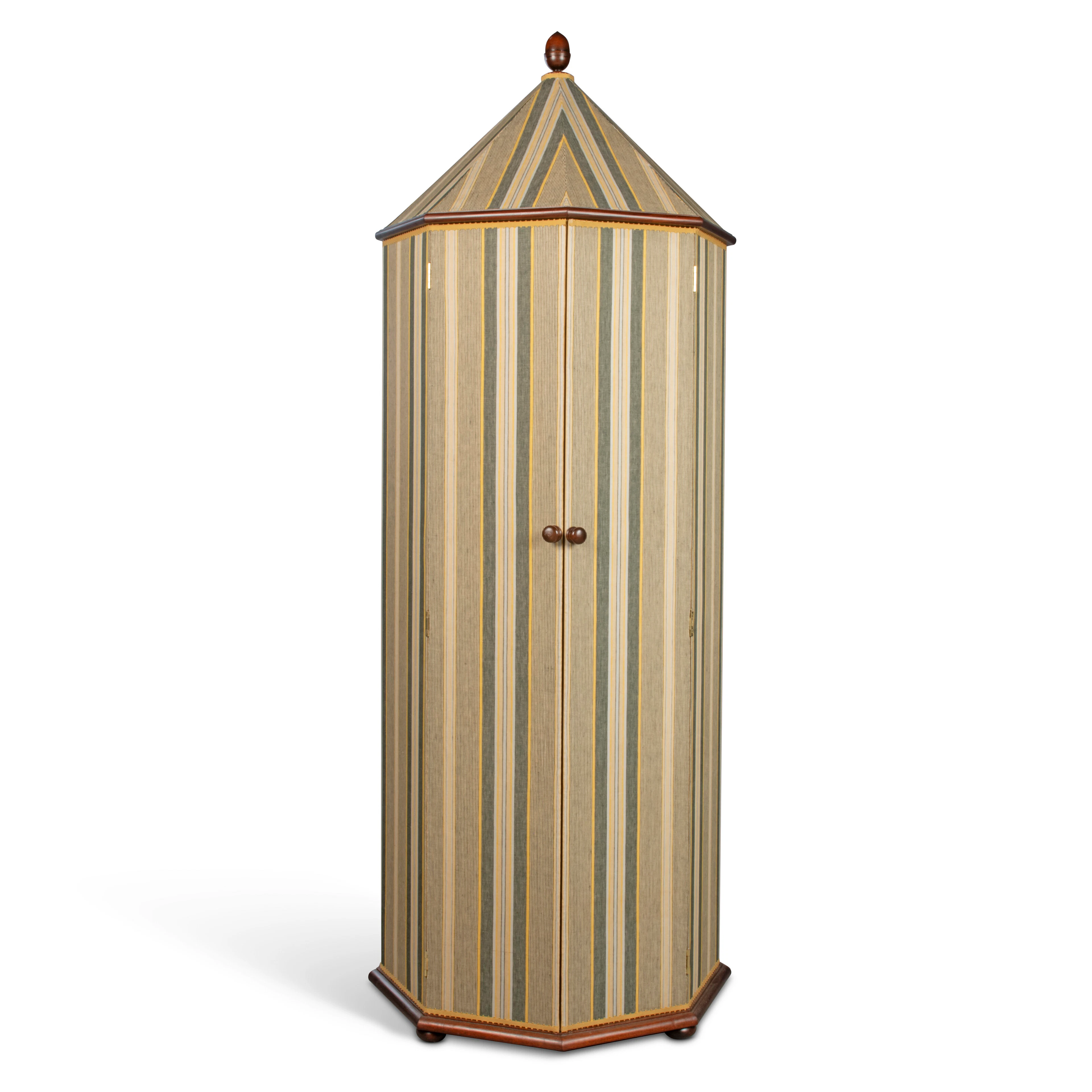 A Tented Hexagonal Wardrobe