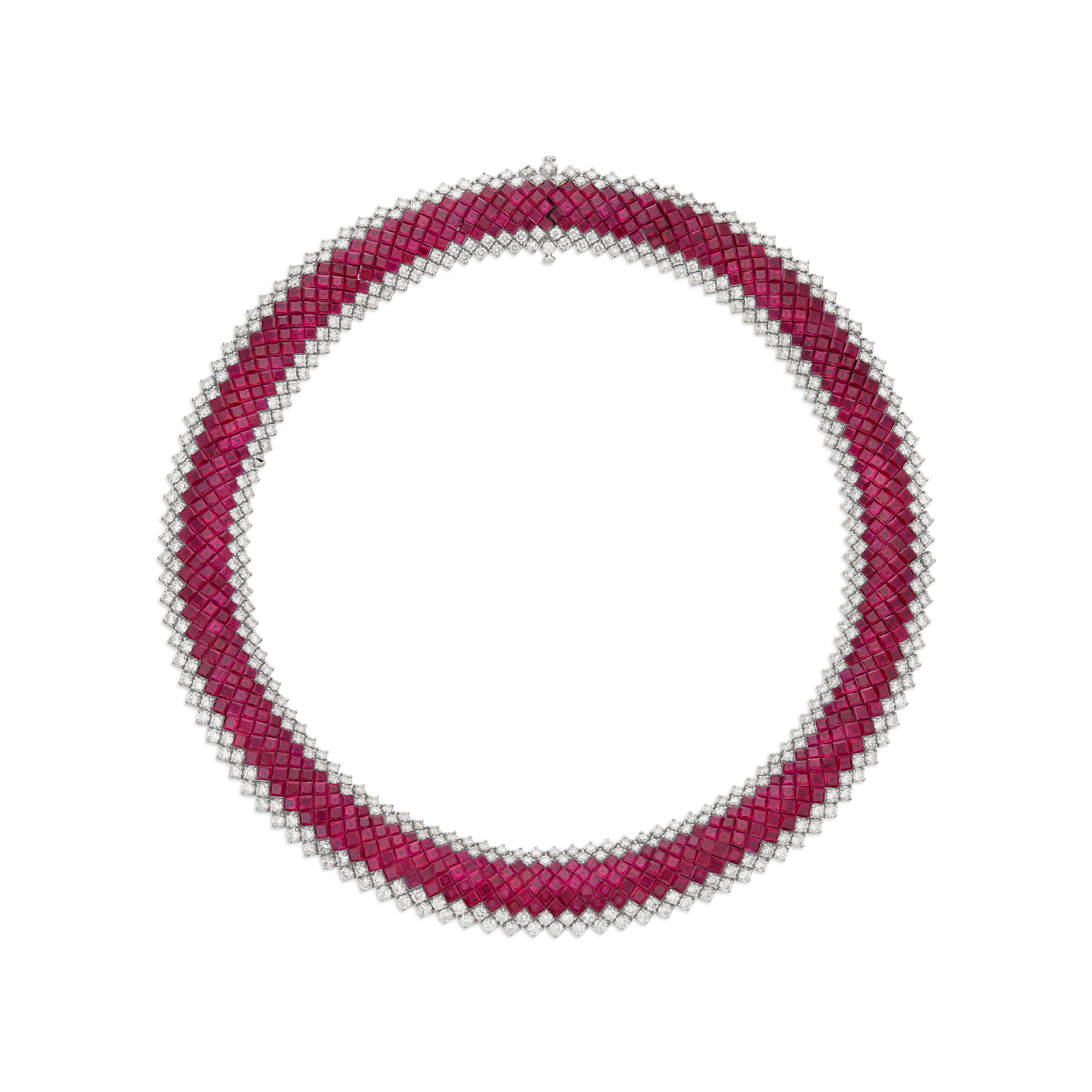 Ruby and Diamond Necklace