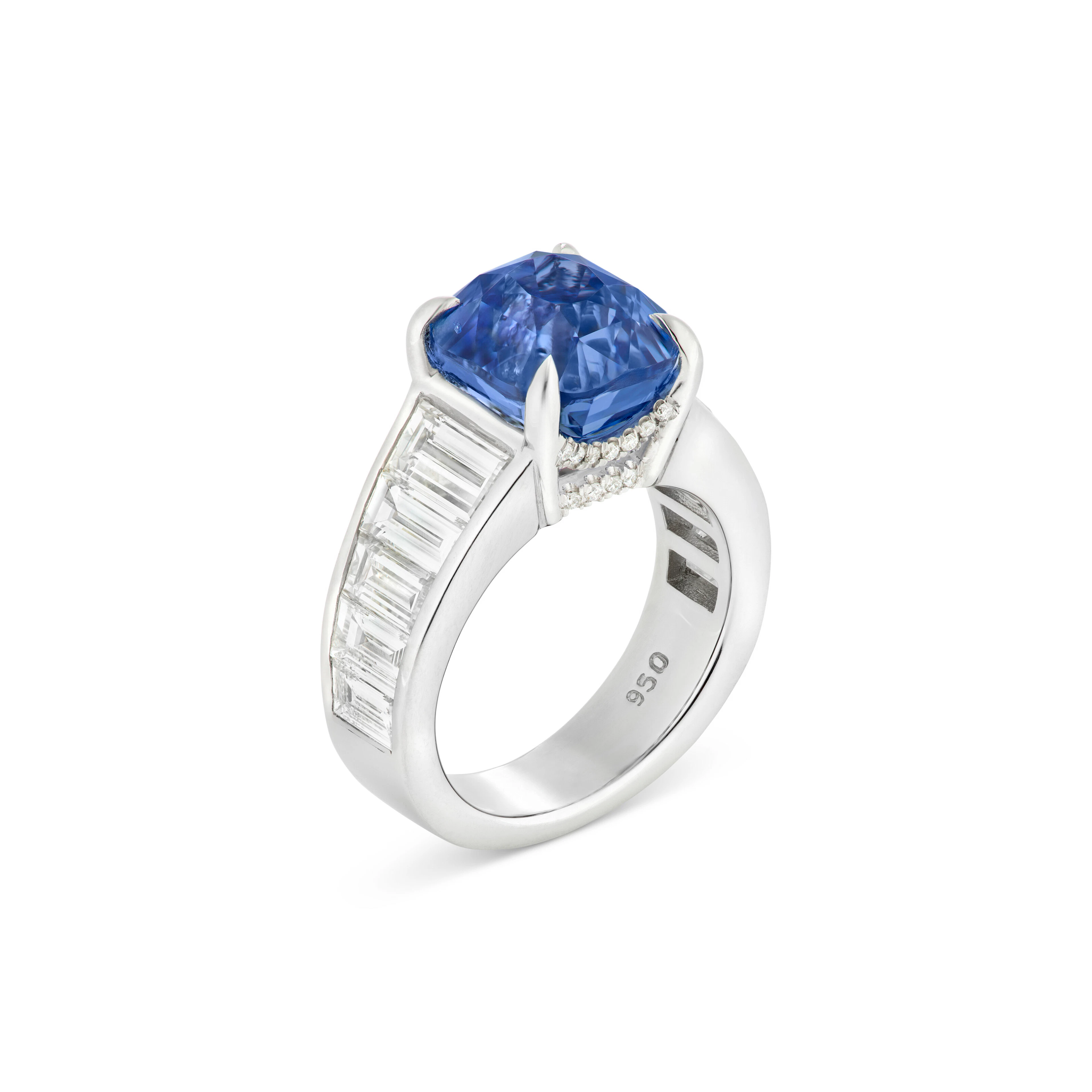 Sapphire and Diamond Ring