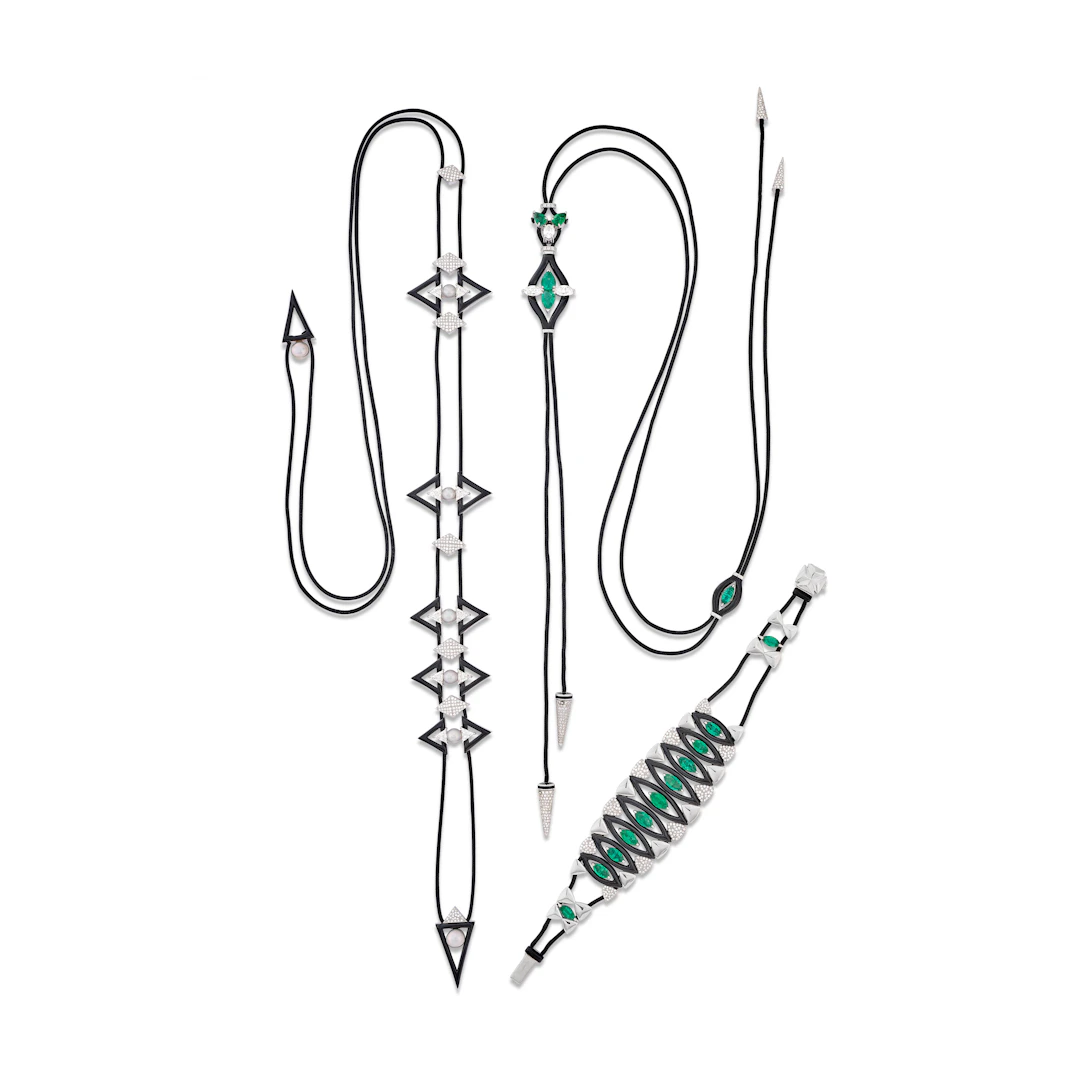 Nikos Koulis Group of Multi-Gem and Enamel Jewellery