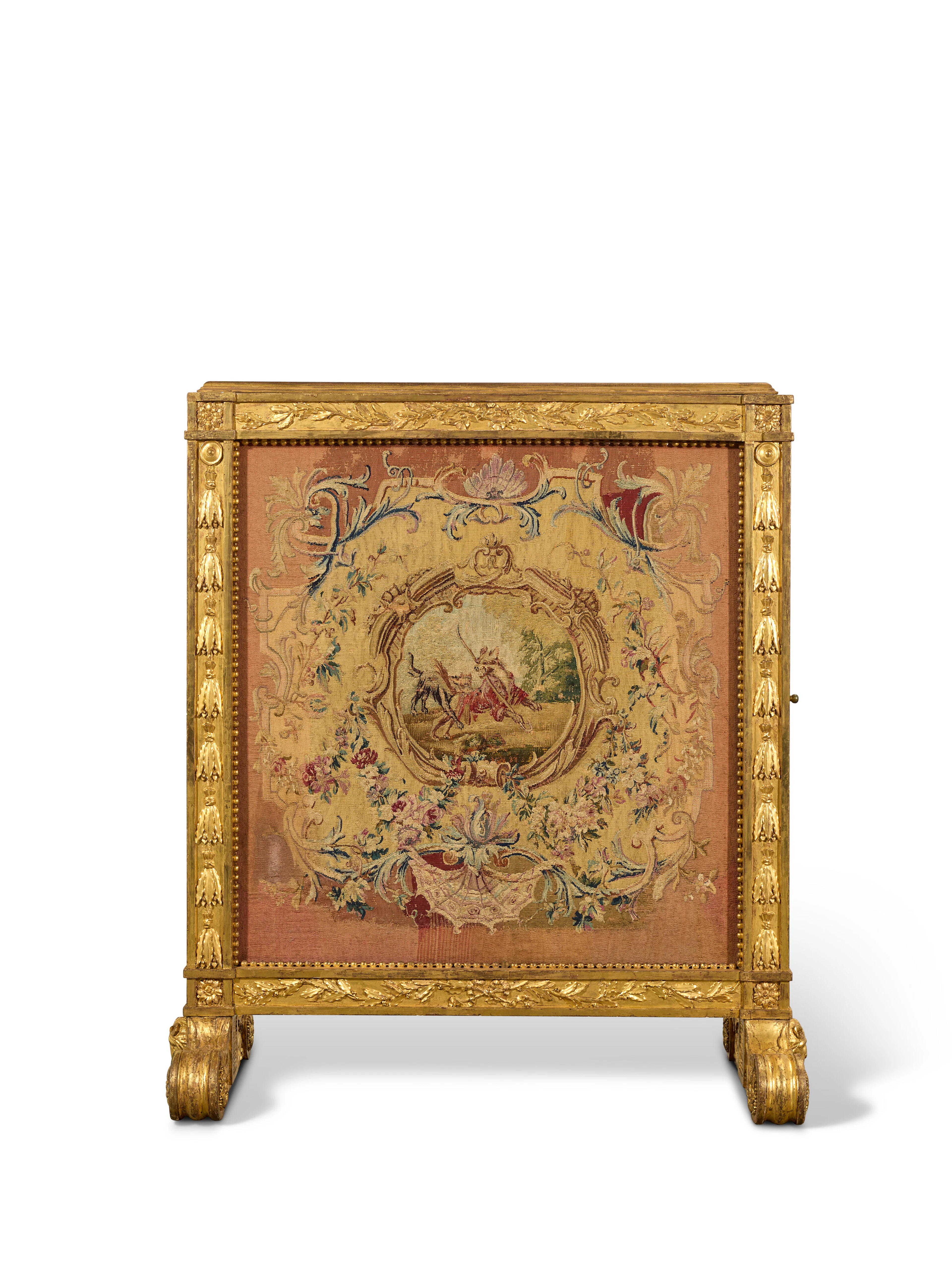 Ecran De Cheminée D'époque Restauration