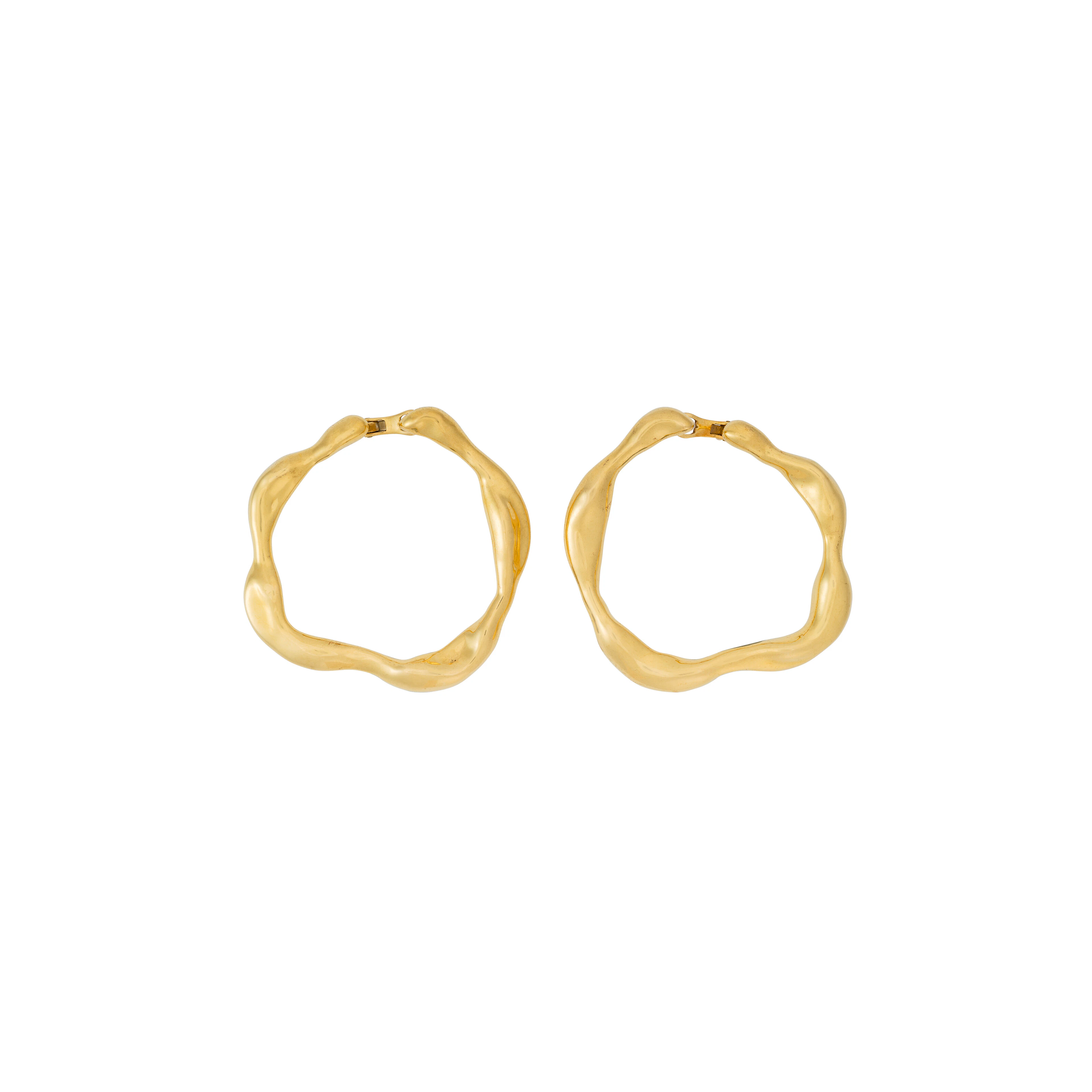 Dior Pair of Gold 'Nougat' Earrings