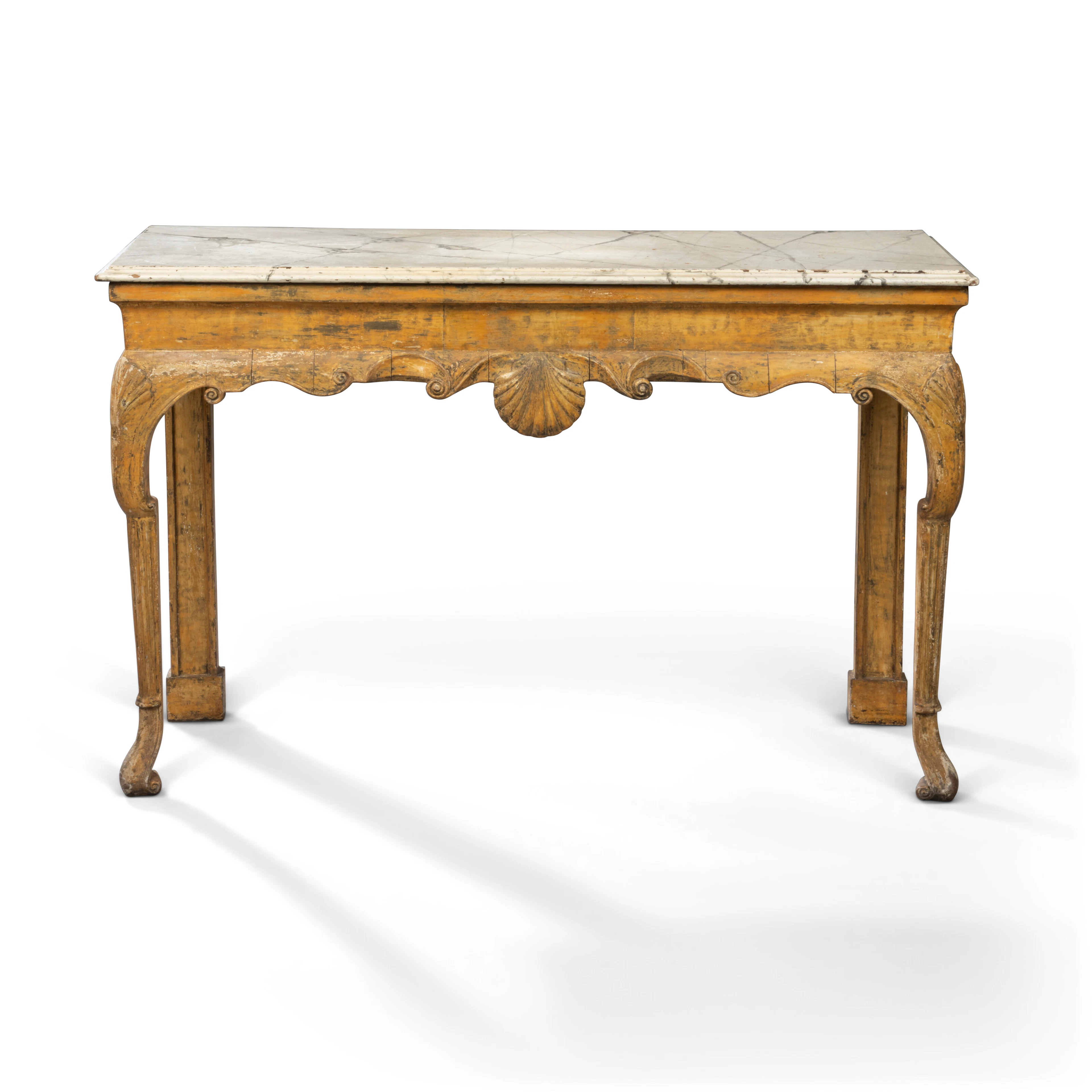 An Irish George Ii Mahogany Side Table