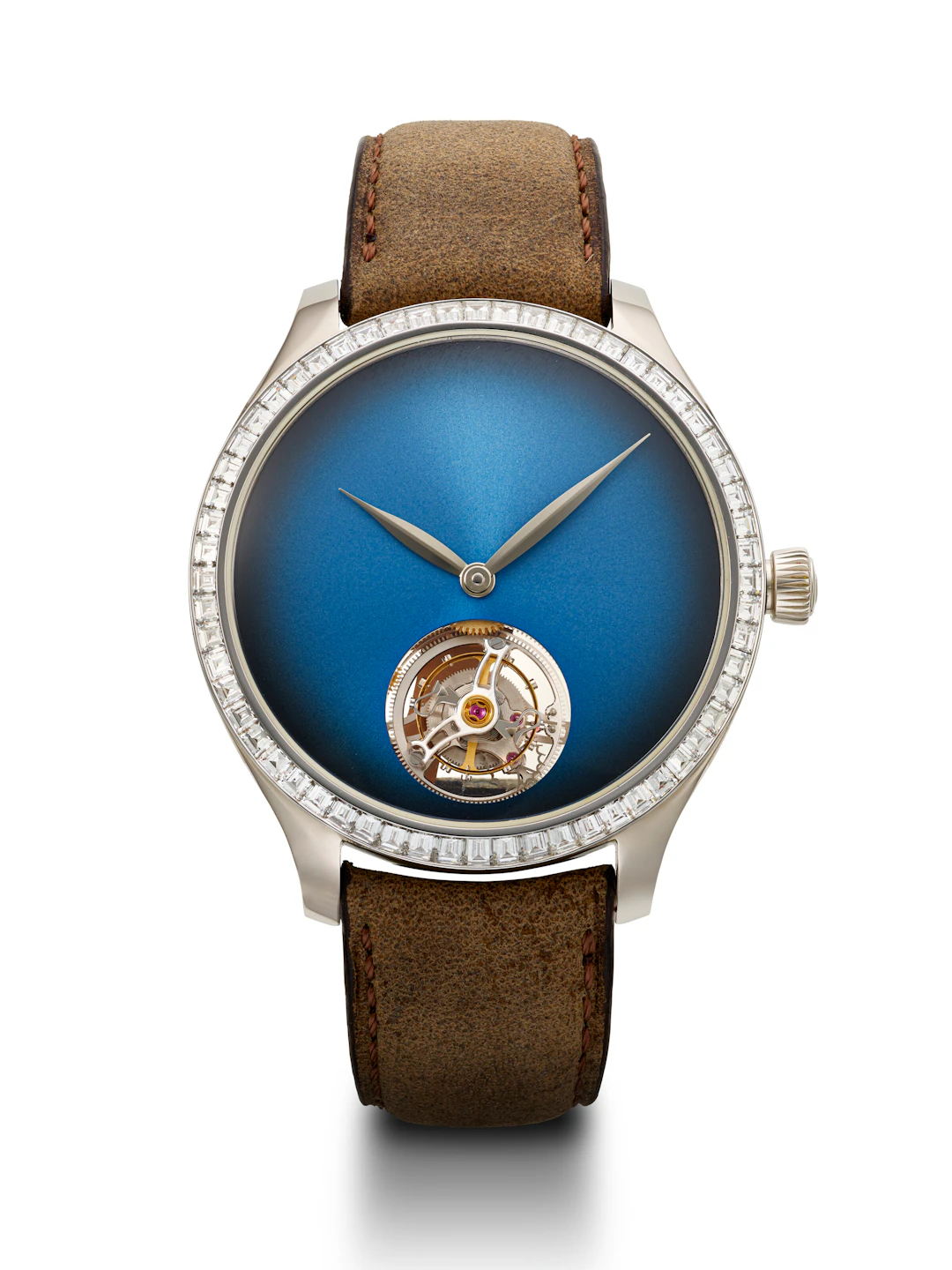 H. Moser & Cie., Limited Edition White Gold and Diamond-Set 'Endeavour