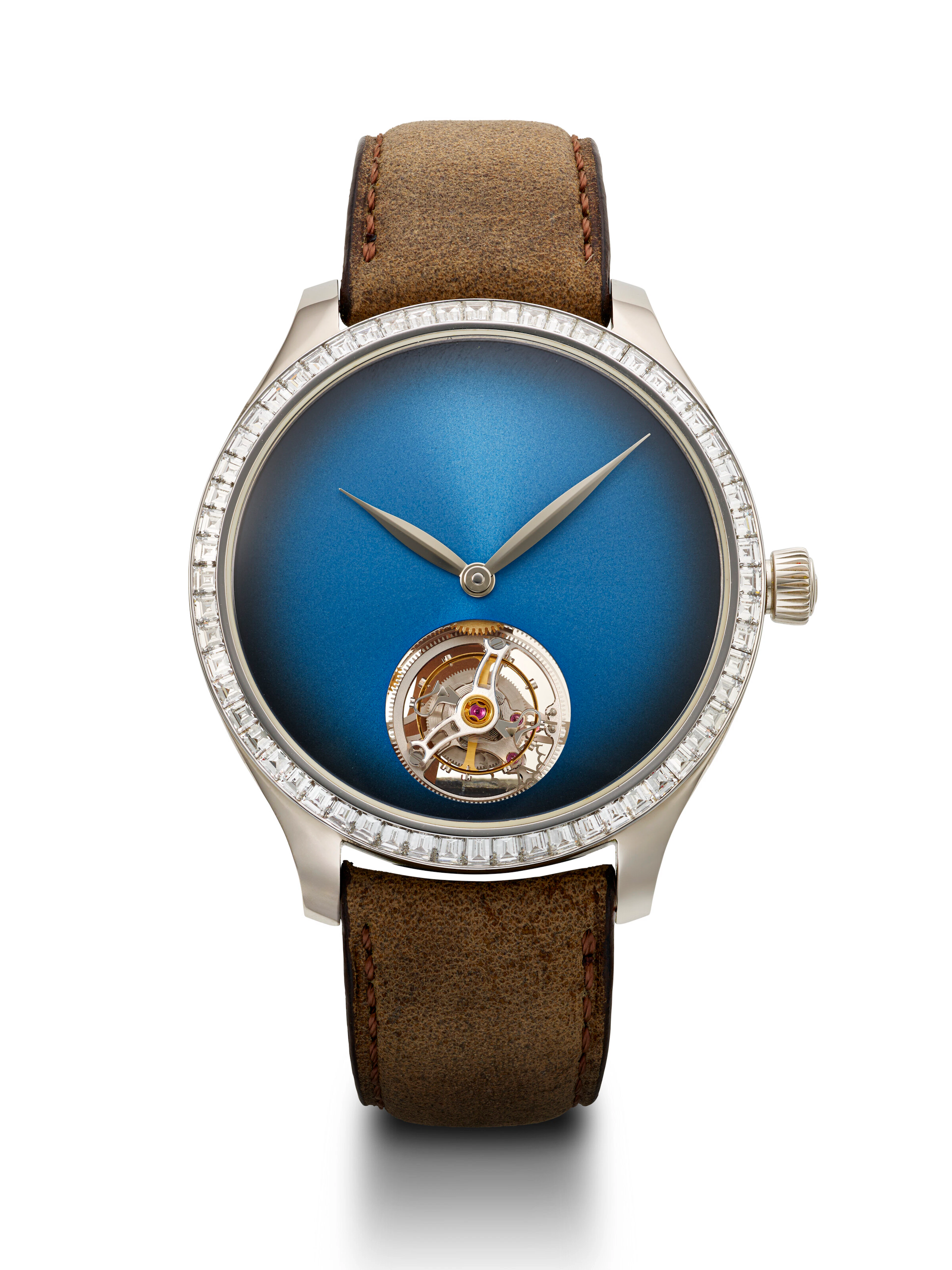 H. Moser & Cie., Limited Edition White Gold and Diamond-Set 'Endeavour