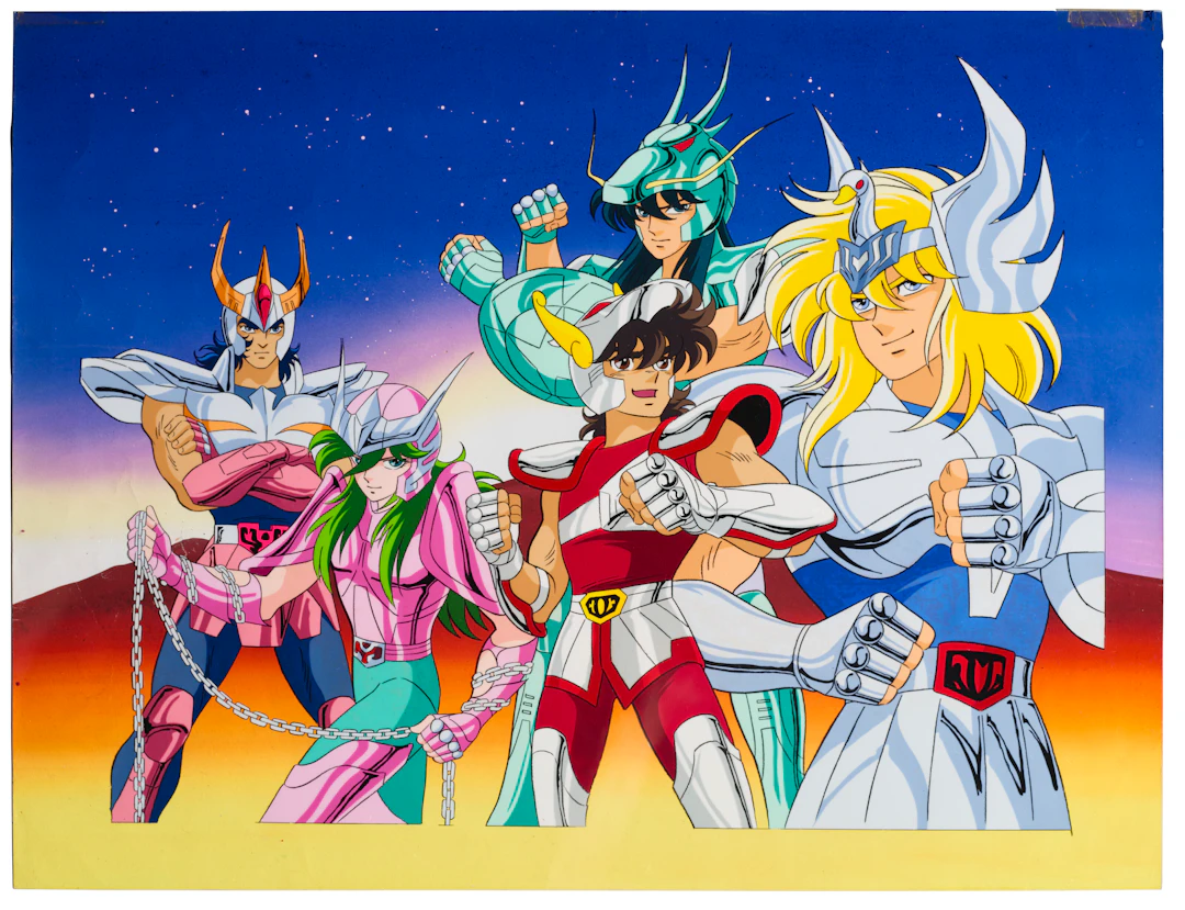 Saint Seiya - Pegasus Seiya, Dragon Shiryu, Cygnus Hyoga, Andromeda