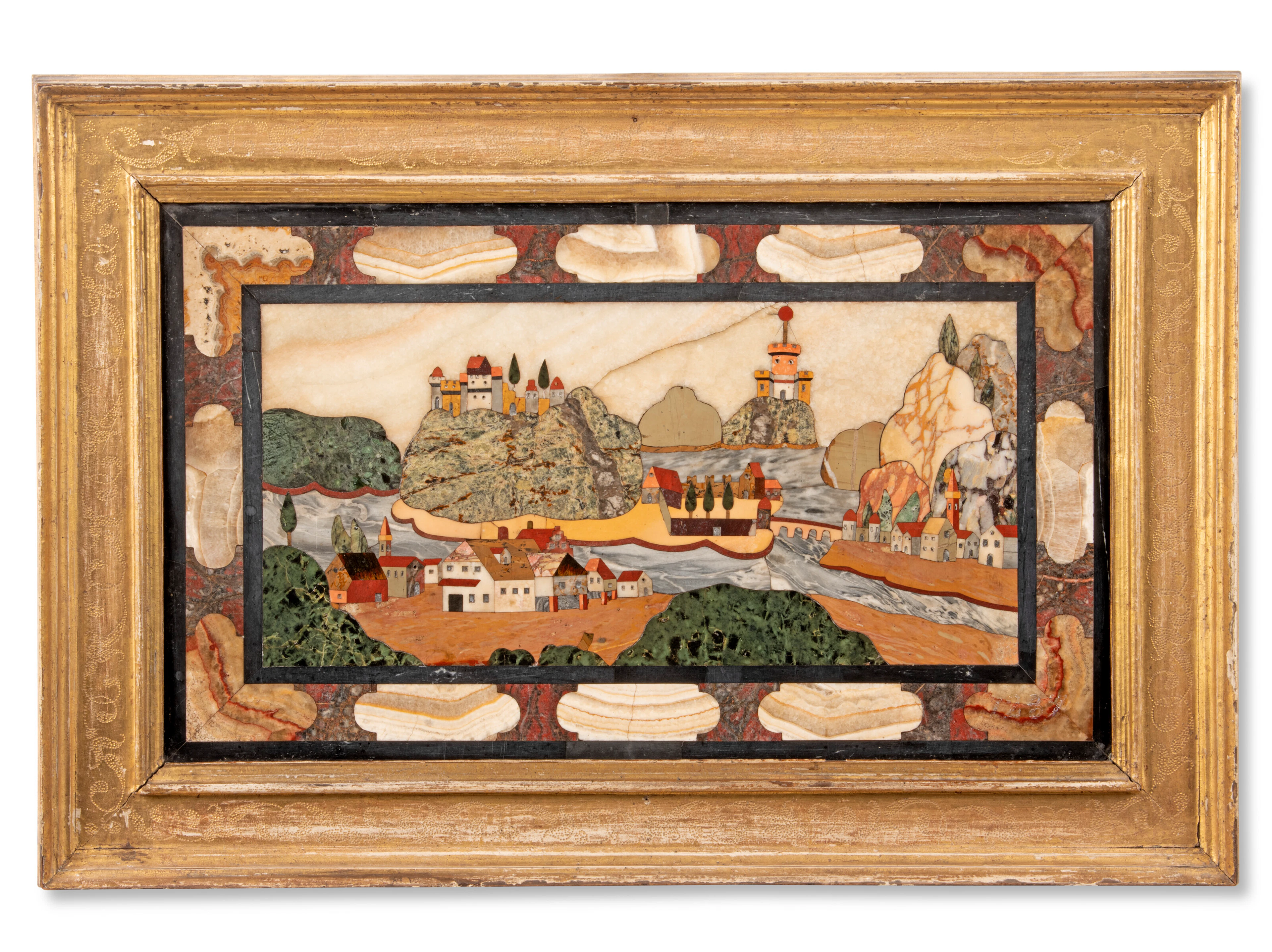 An Italian Pietra Dura Plaque