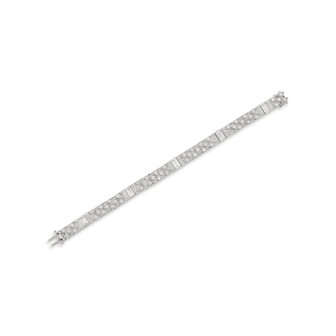 Tiffany & Co. Art Deco Diamond Bracelet