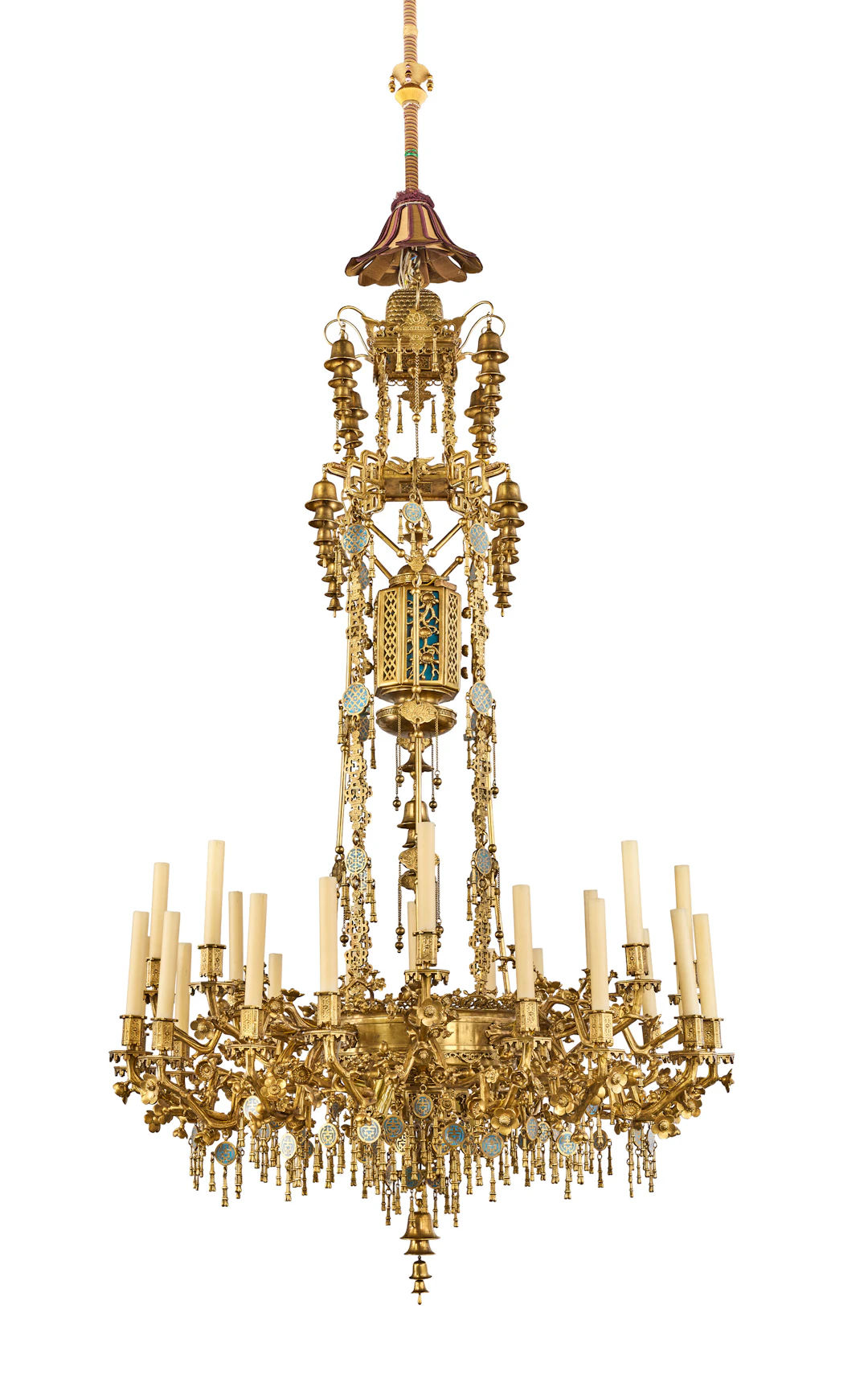 Lustre Japonisant D'époque Napoléon Iii