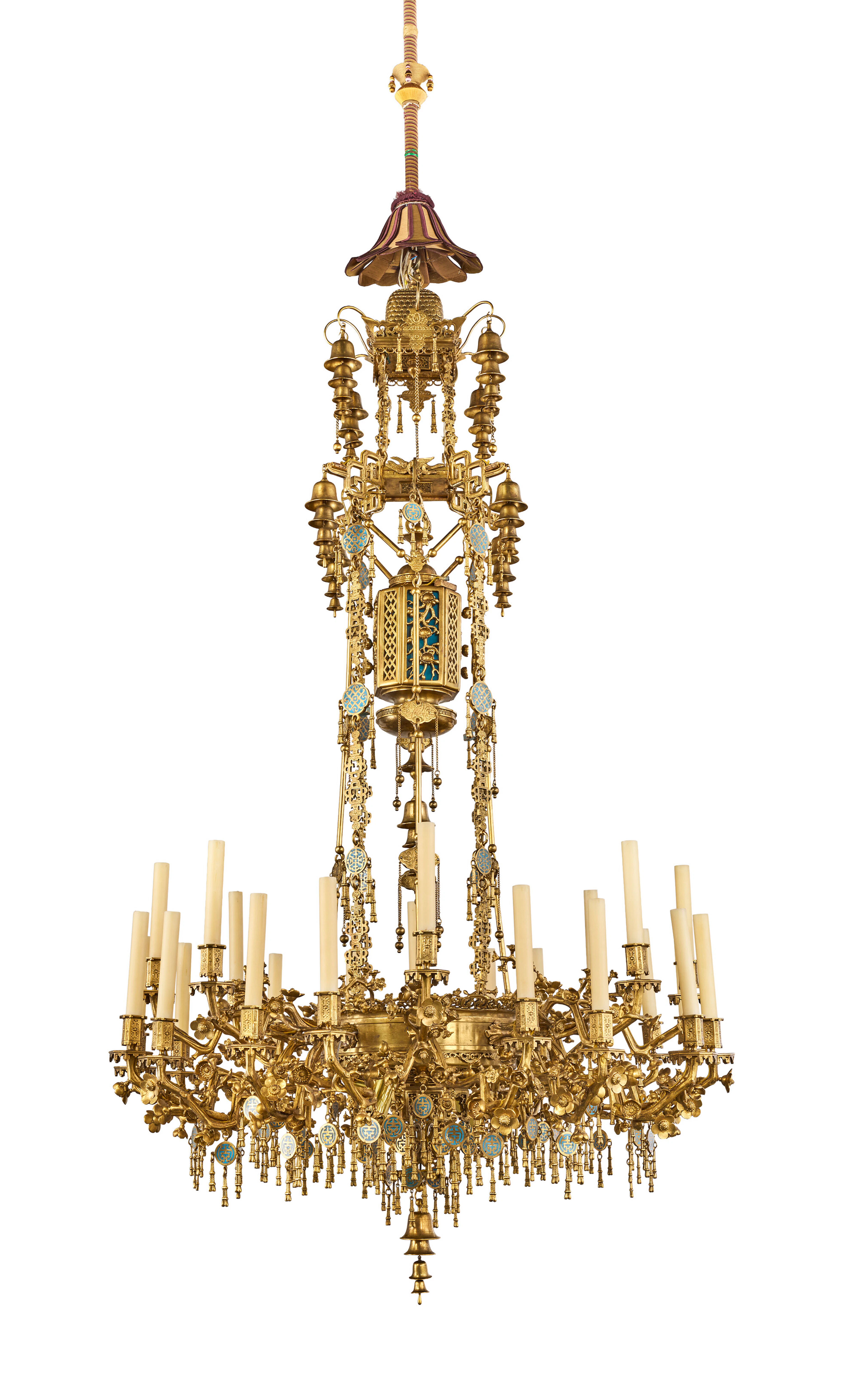 Lustre Japonisant D'époque Napoléon Iii