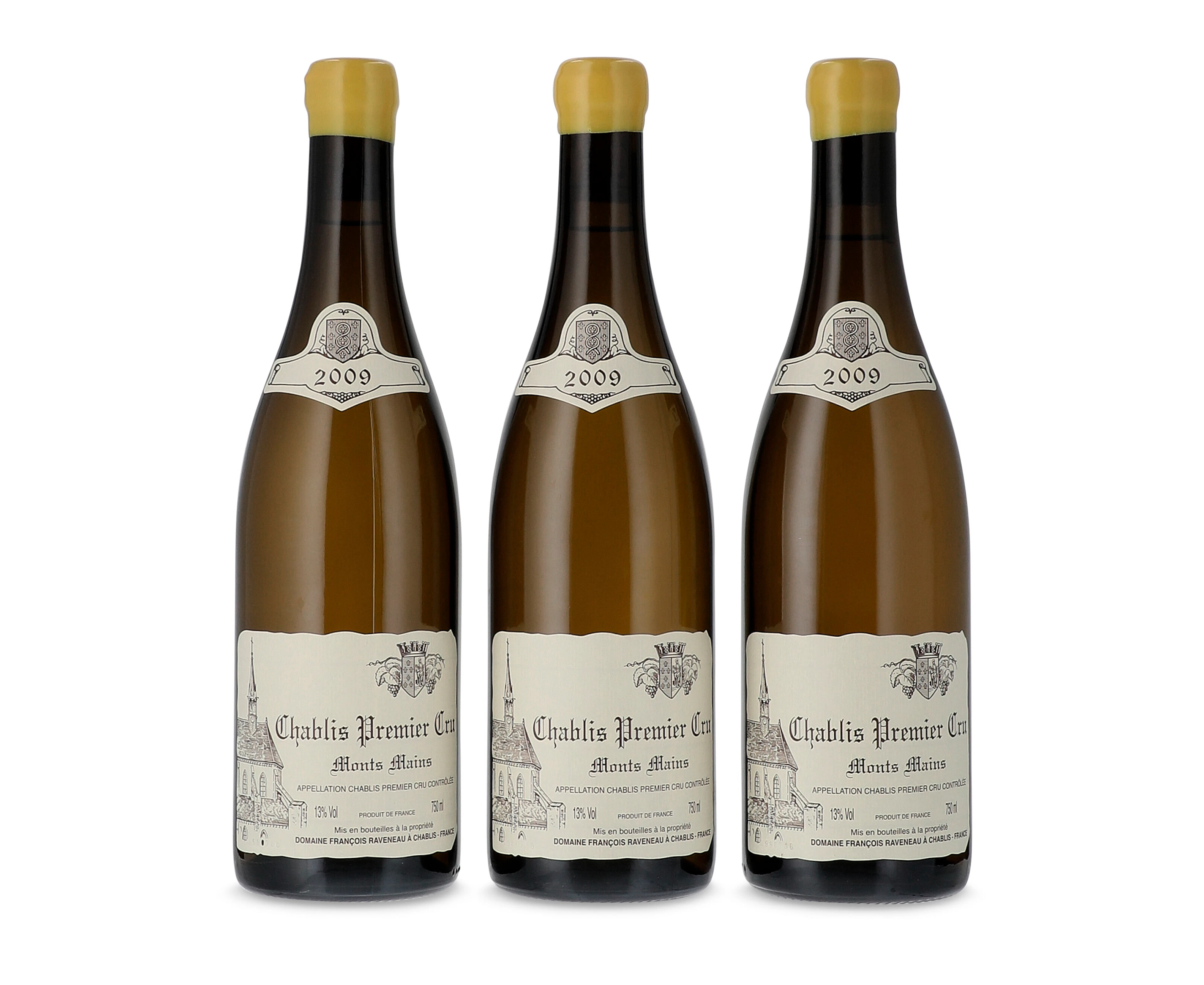 Mixed 2009 & 2012 Domaine François Raveneau, Chablis, Mont Mains