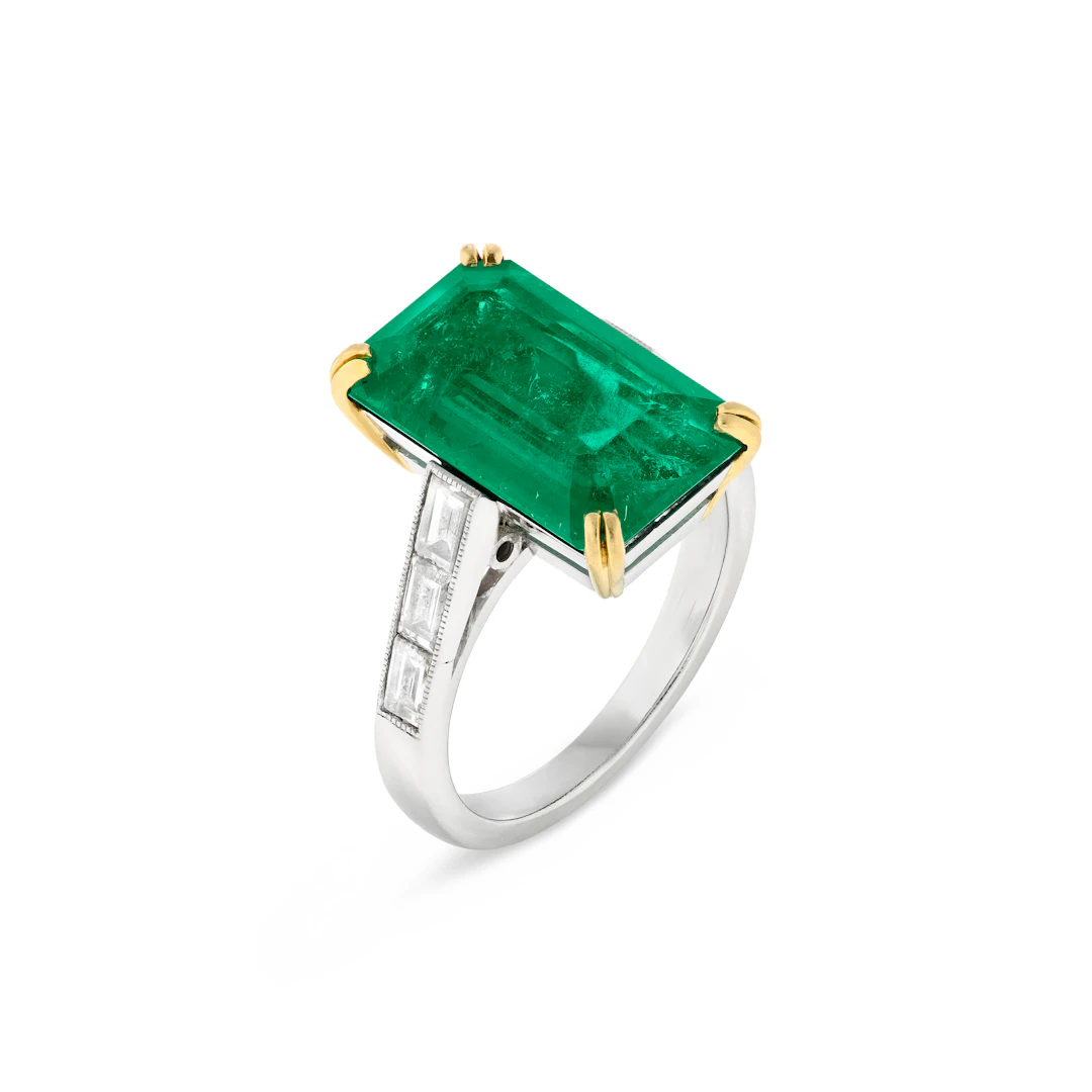 Cartier Emerald and Diamond Ring