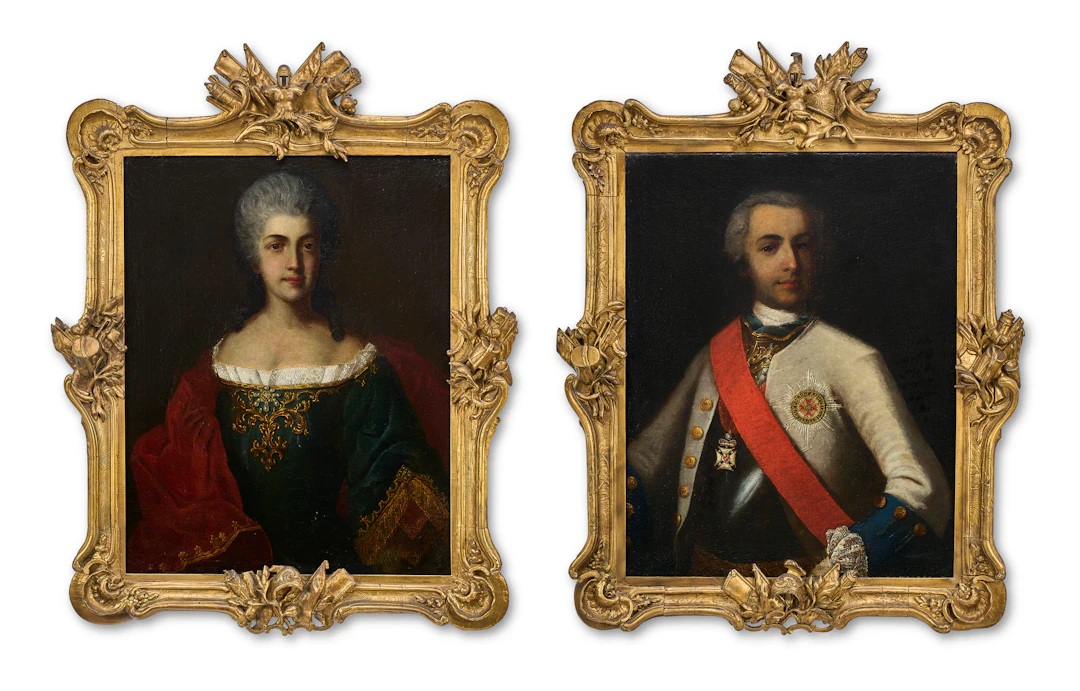A Pair of German School Portraits