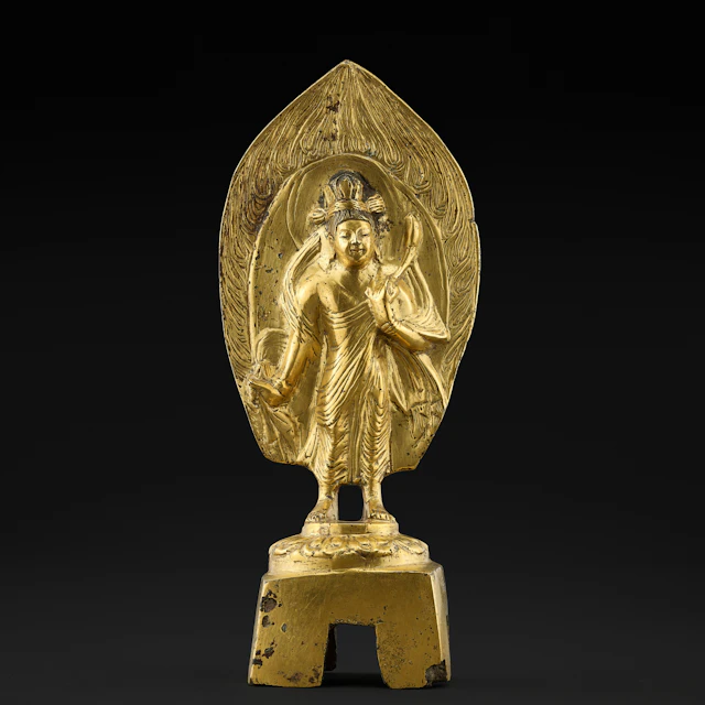 A Gilt-Copper Alloy Figure of Avalokiteshvara