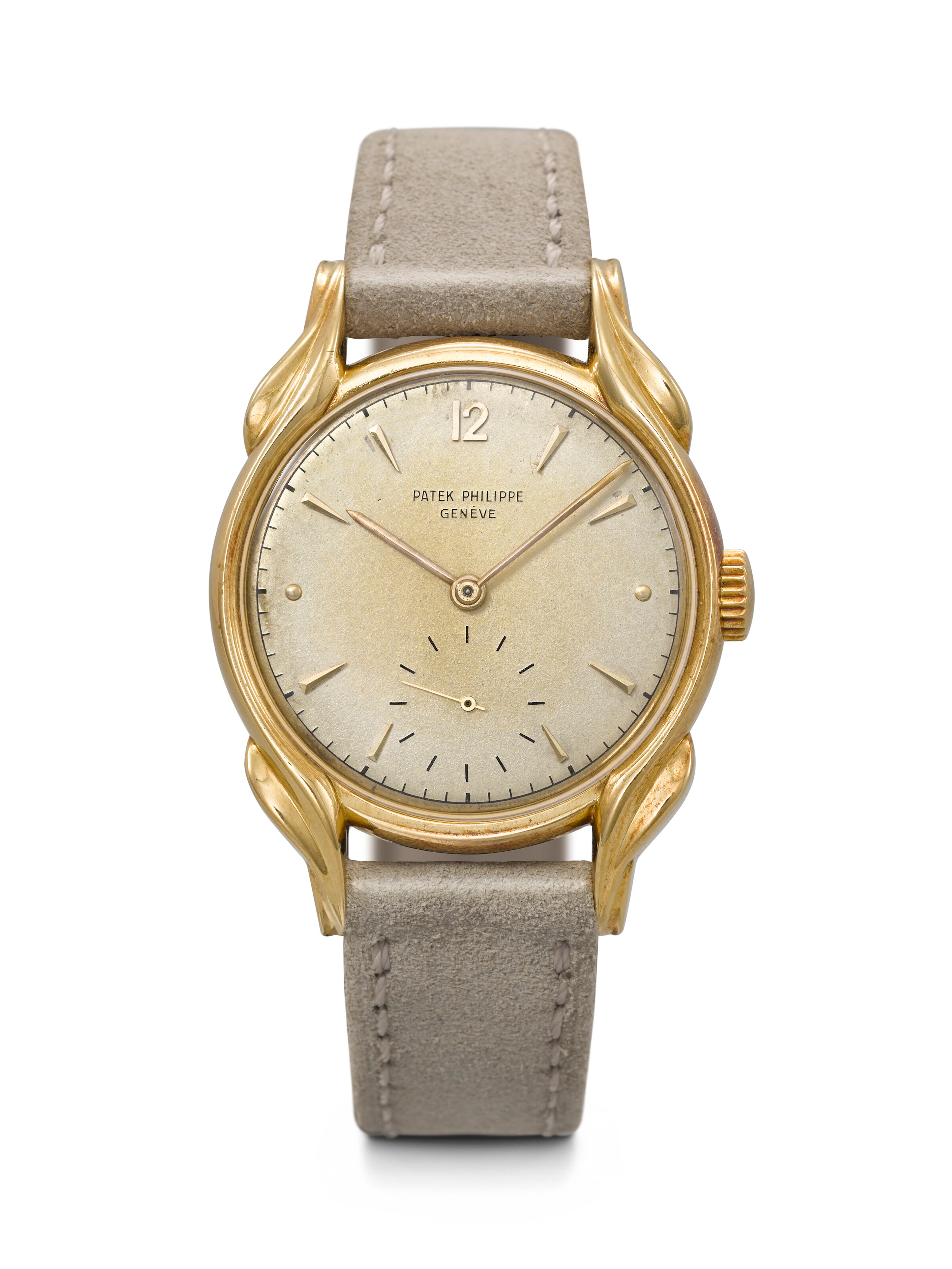 Patek Philippe. An Unusual and Highly Attractive 18K Gold Wristwatch